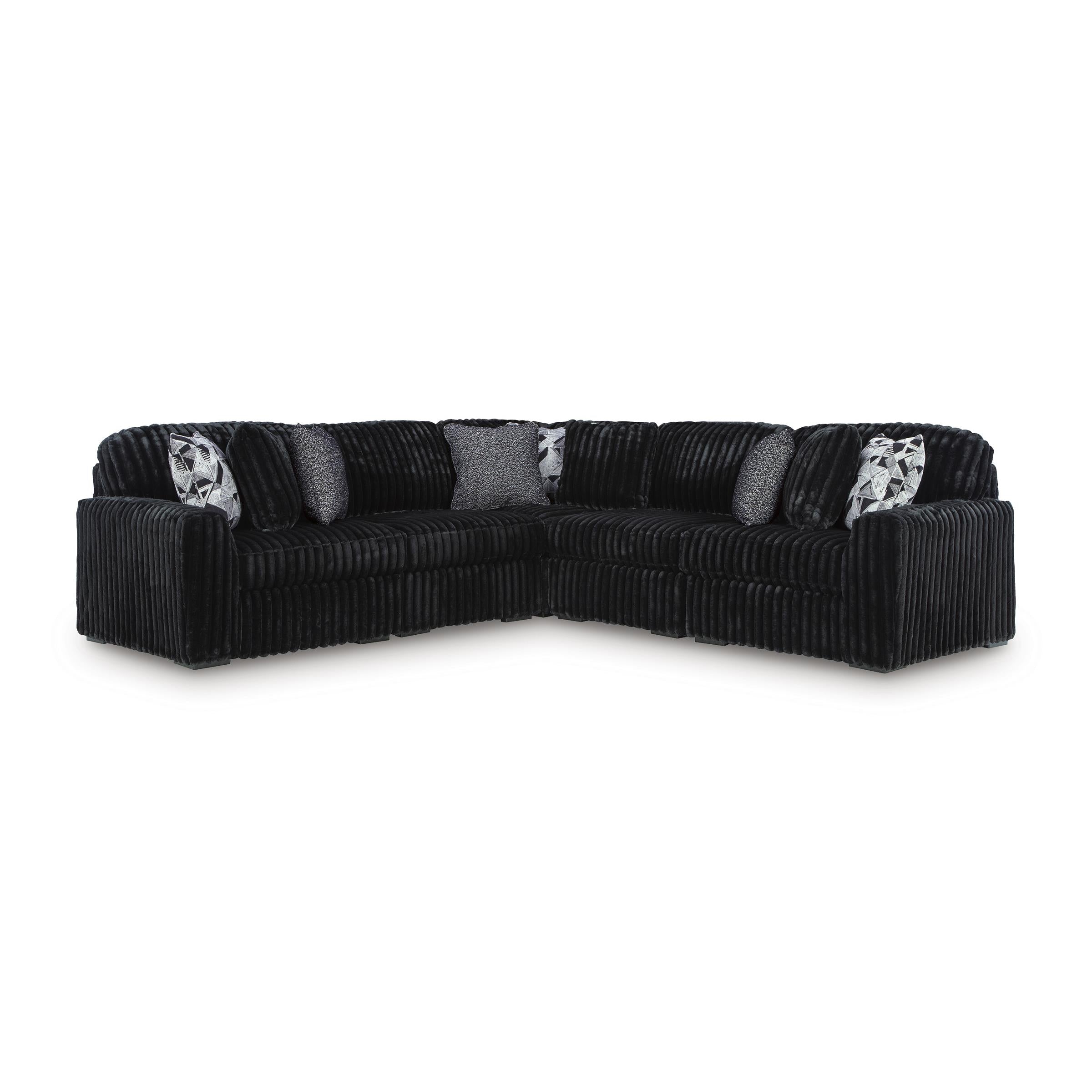 Signature Design by Ashley Midnight-Madness 98103S26 5 pc Sectional IMAGE 1