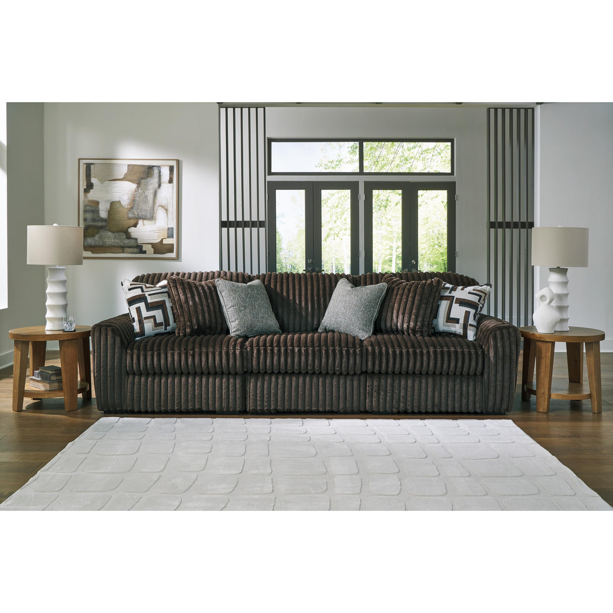 Signature Design by Ashley Midnight-Madness 98104S12 3 pc Sectional Sofa IMAGE 1
