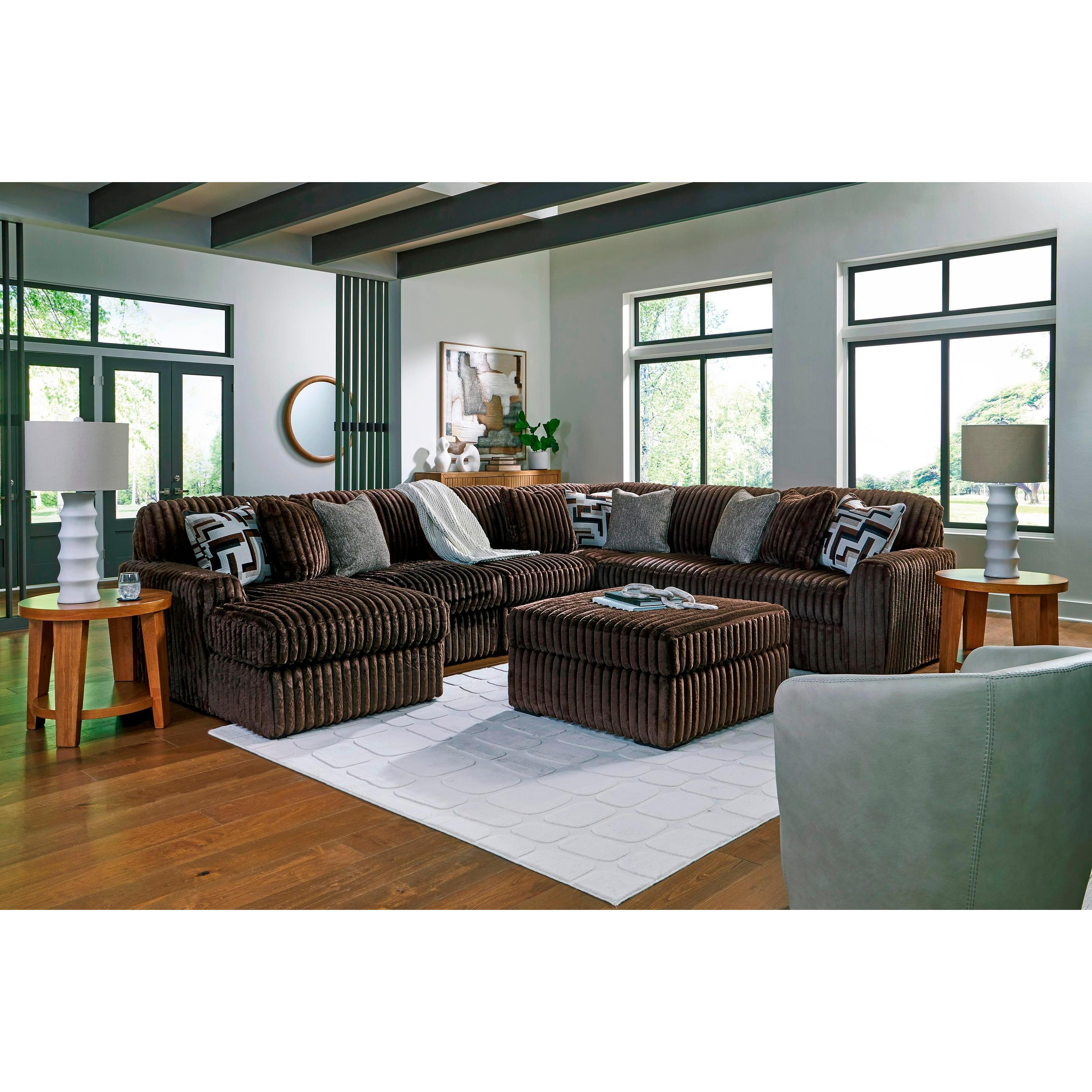 Signature Design by Ashley Midnight-Madness 98104S23 6 pc Sectional with Chaise IMAGE 6