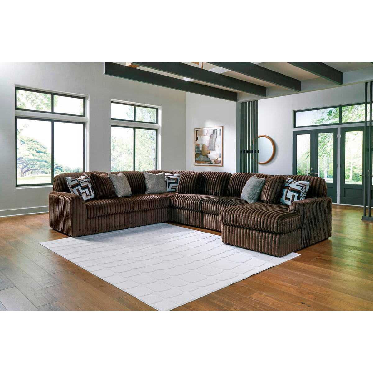 Signature Design by Ashley Midnight-Madness 98104S24 6 pc Sectional with Chaise IMAGE 2