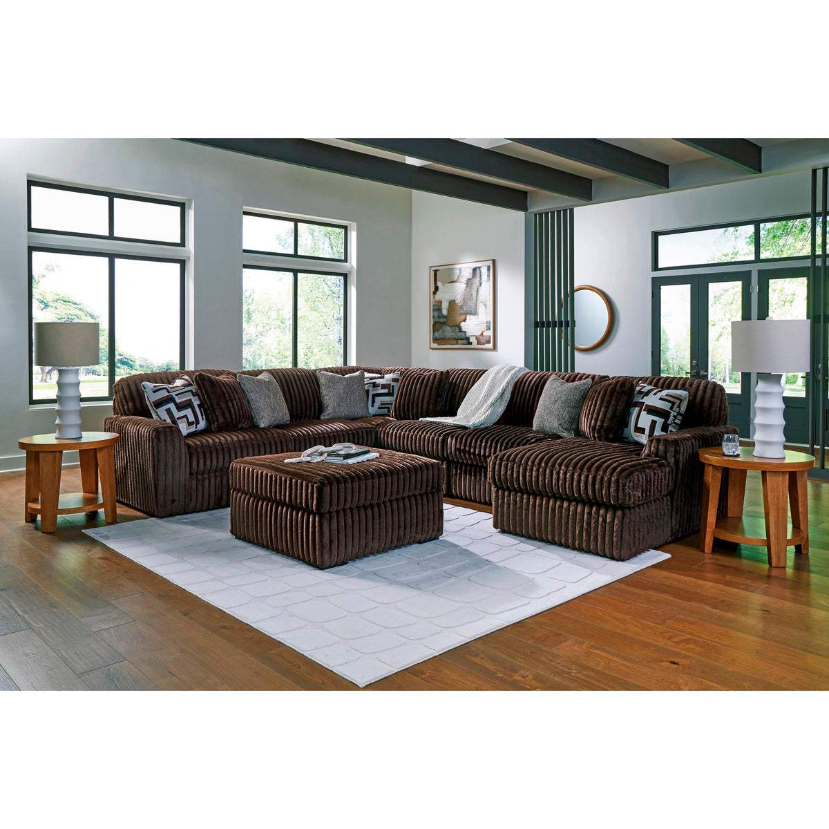 Signature Design by Ashley Midnight-Madness 98104S24 6 pc Sectional with Chaise IMAGE 5