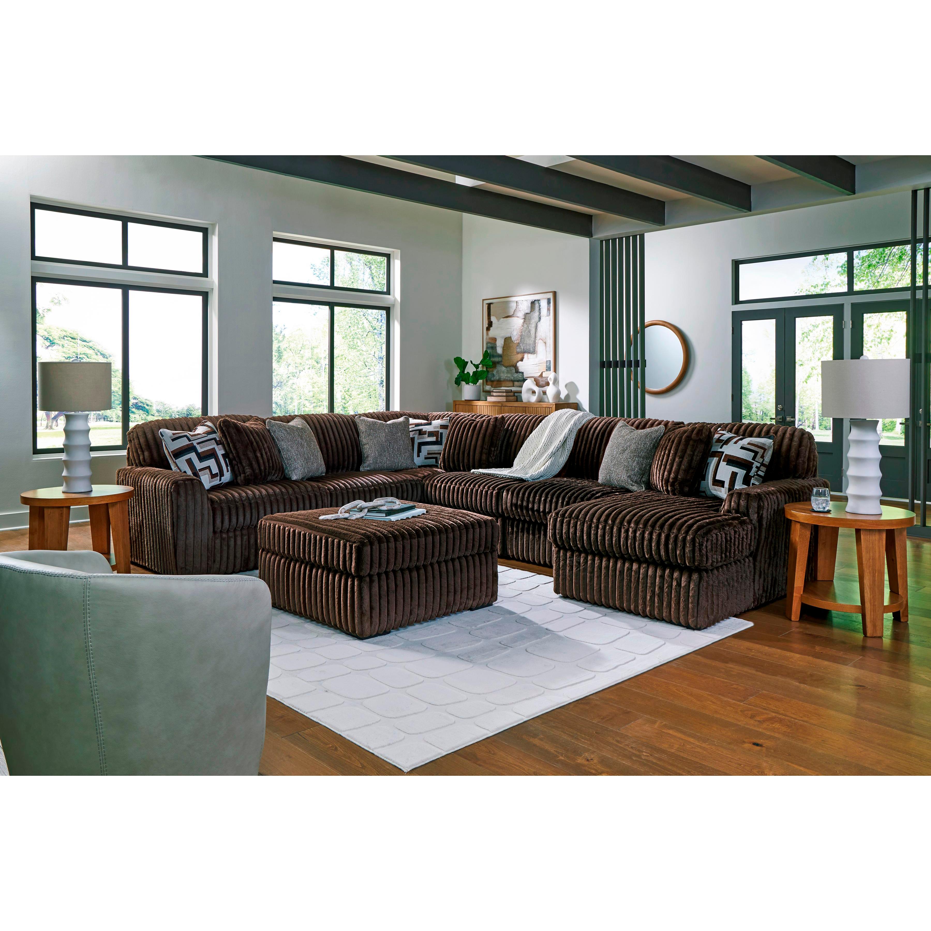 Signature Design by Ashley Midnight-Madness 98104S24 6 pc Sectional with Chaise IMAGE 6