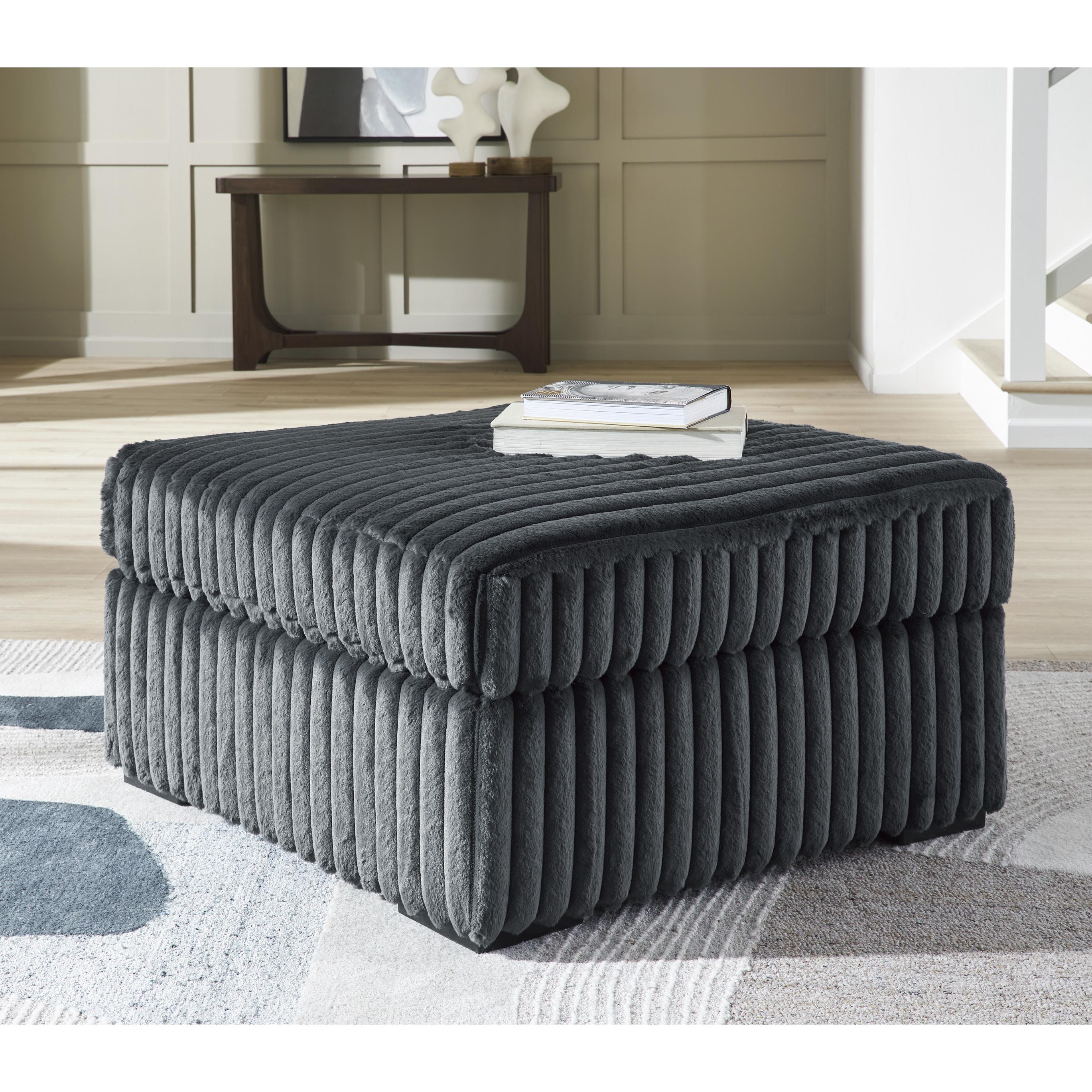 Signature Design by Ashley Midnight-Madness 9810508 Oversized Accent Ottoman IMAGE 3