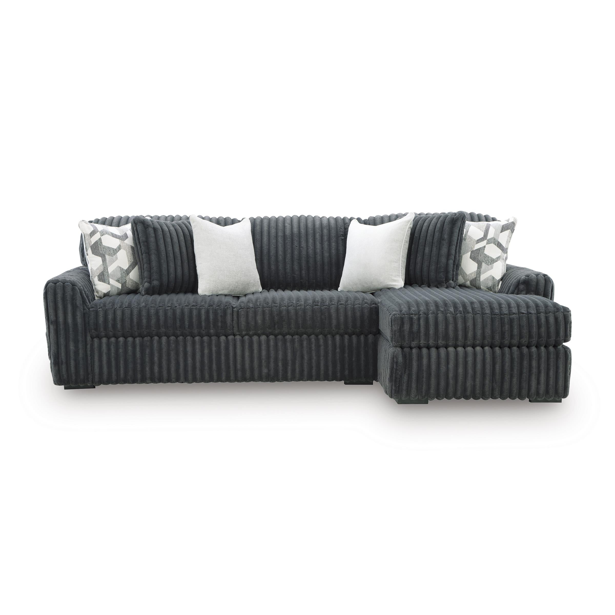 Signature Design by Ashley Midnight-Madness 98105S3 2 pc Sectional Sofa Chaise IMAGE 1