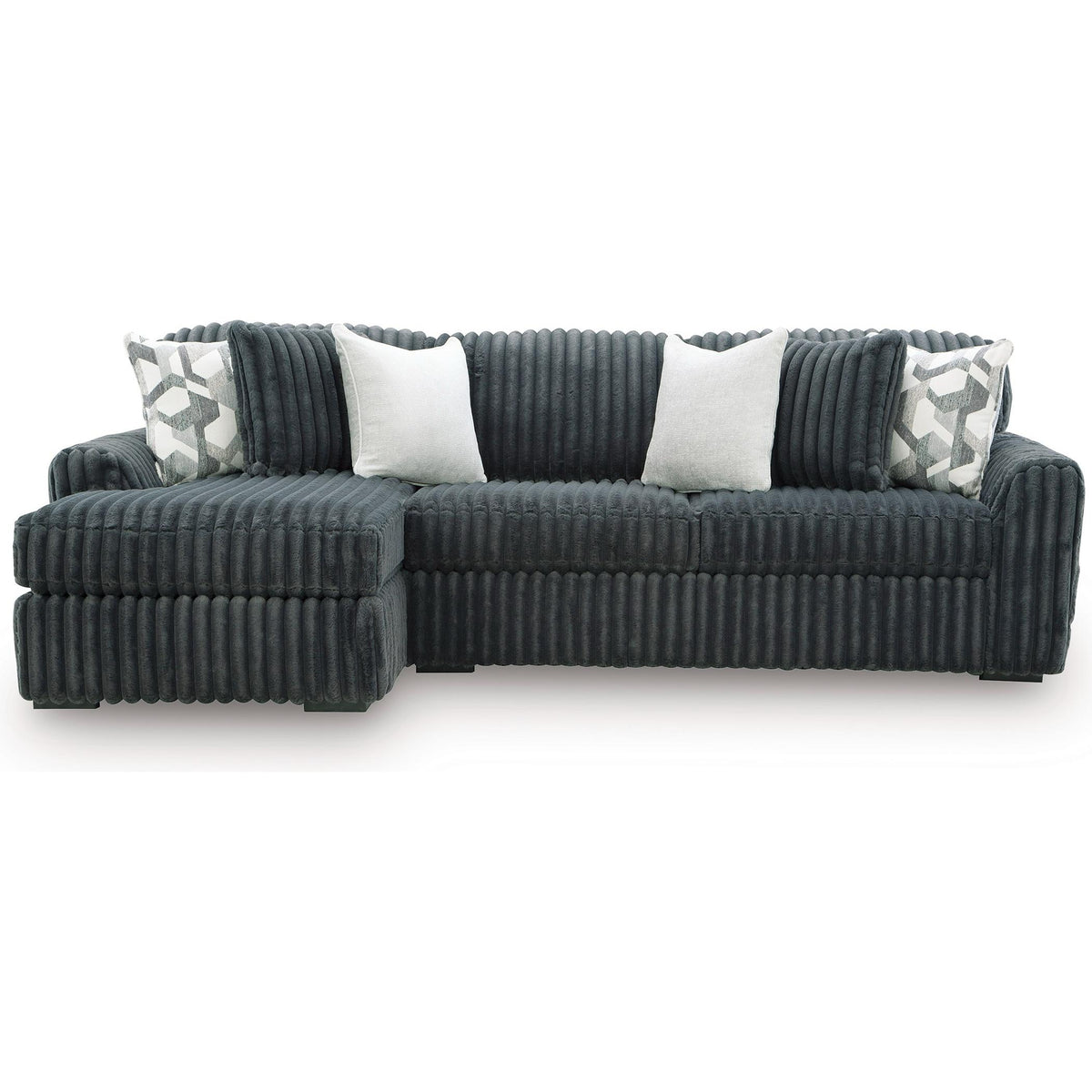 Signature Design by Ashley Midnight-Madness 98105S4 2 pc Sectional Sofa Chaise IMAGE 1