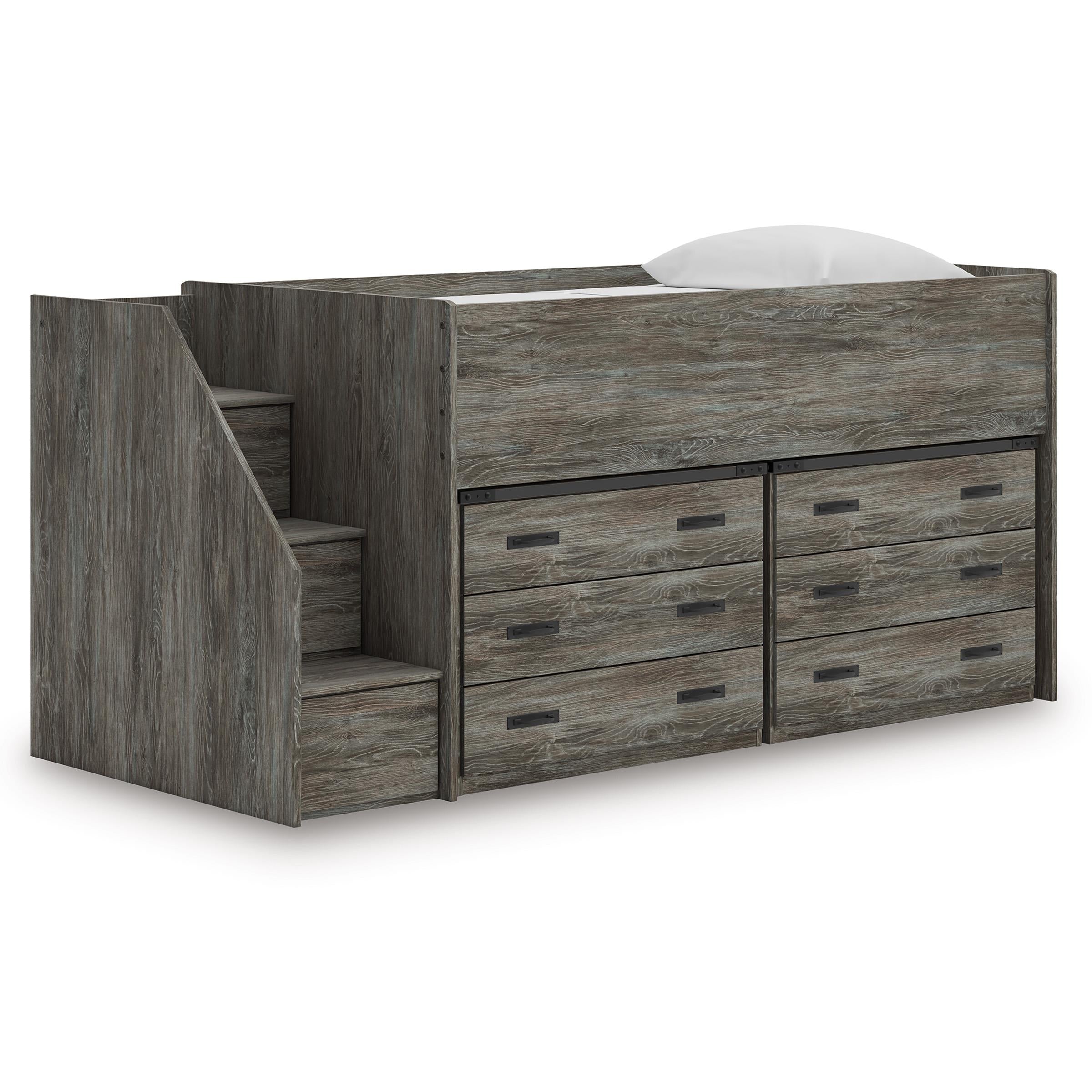Signature Design by Ashley Frandern B4480B26 Twin Loft Bed with Drawer Storage IMAGE 1