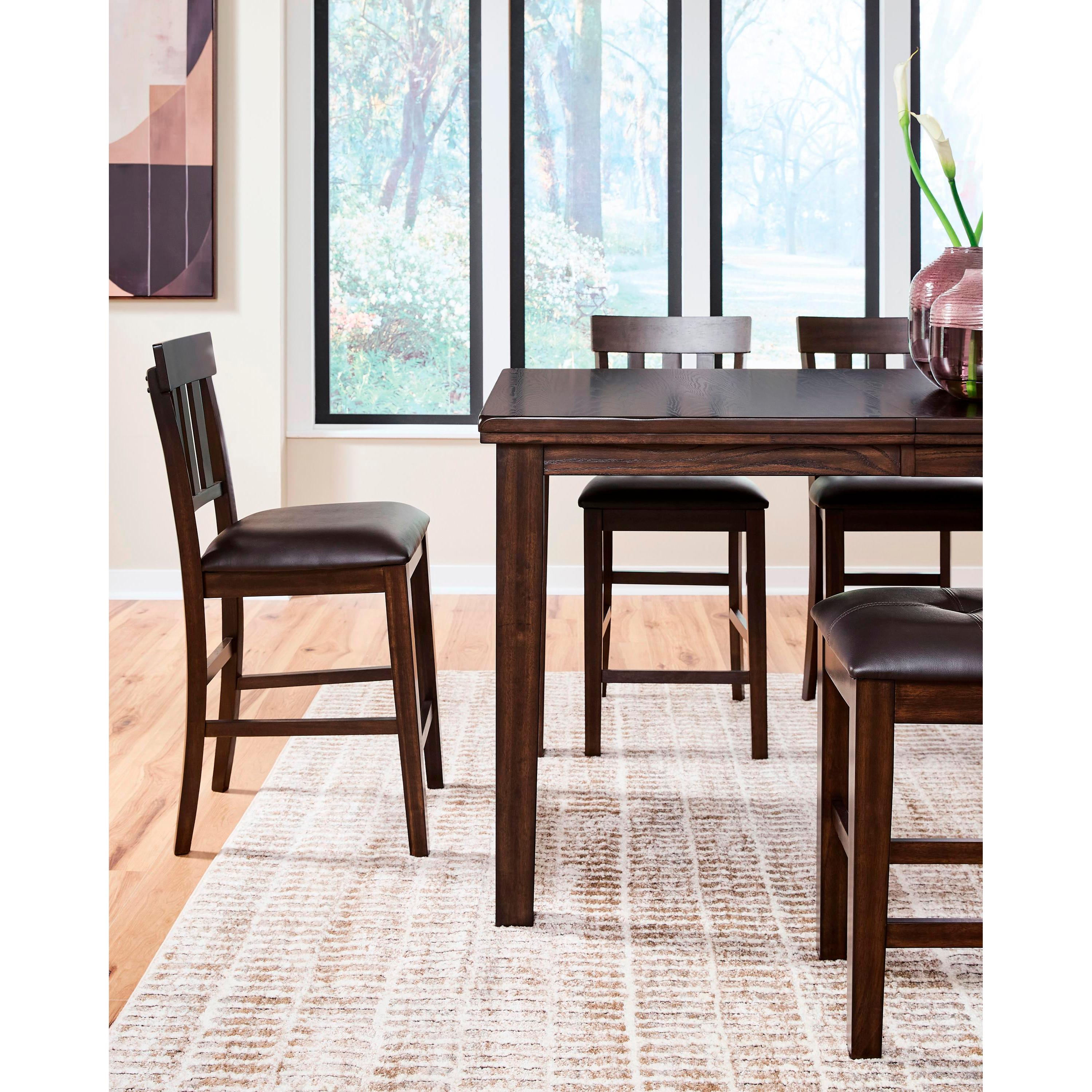 Signature Design by Ashley Haddigan D596-32 Dining Room Counter Butterfly Extension Table IMAGE 13