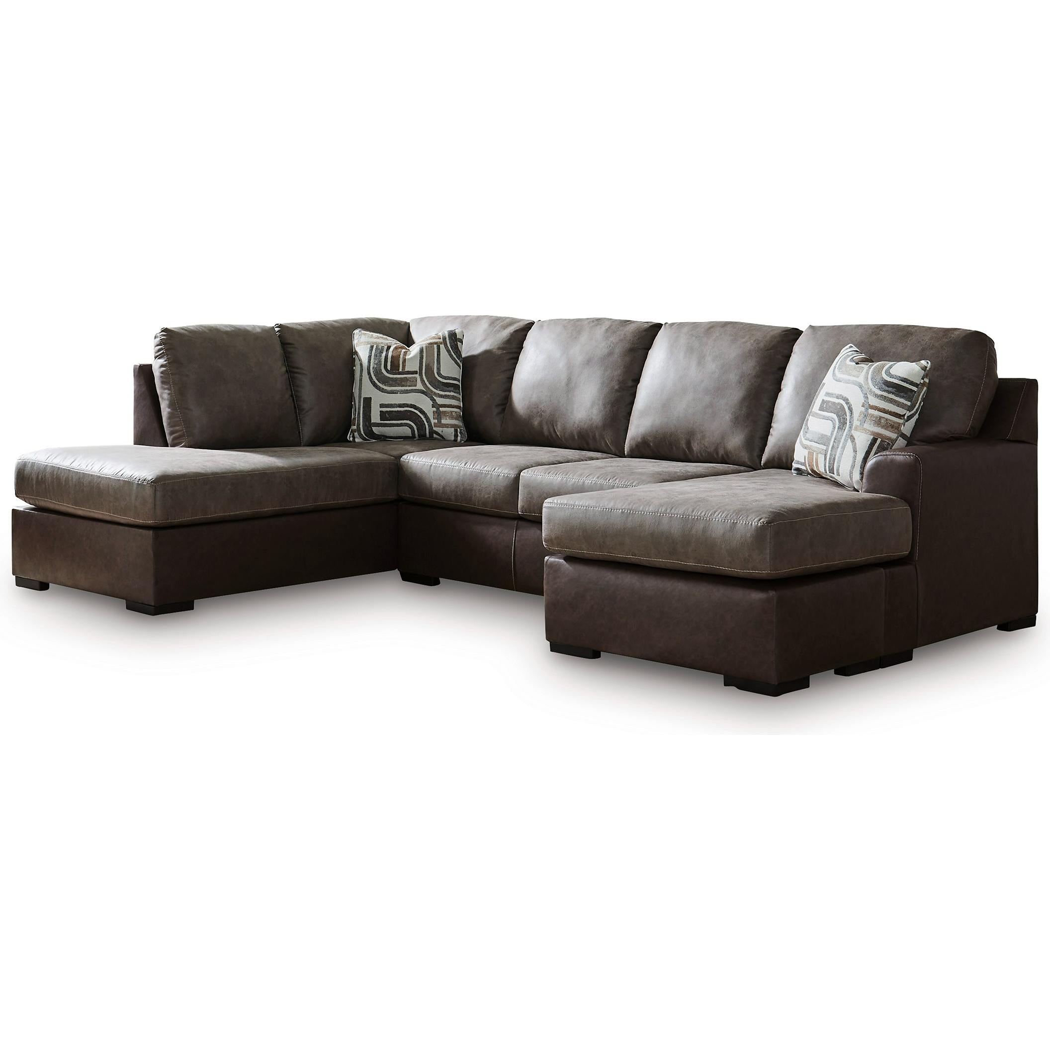 Signature Design by Ashley Castille Way PC62703S4 2 pc Sleeper Sectional with Chaise IMAGE 1