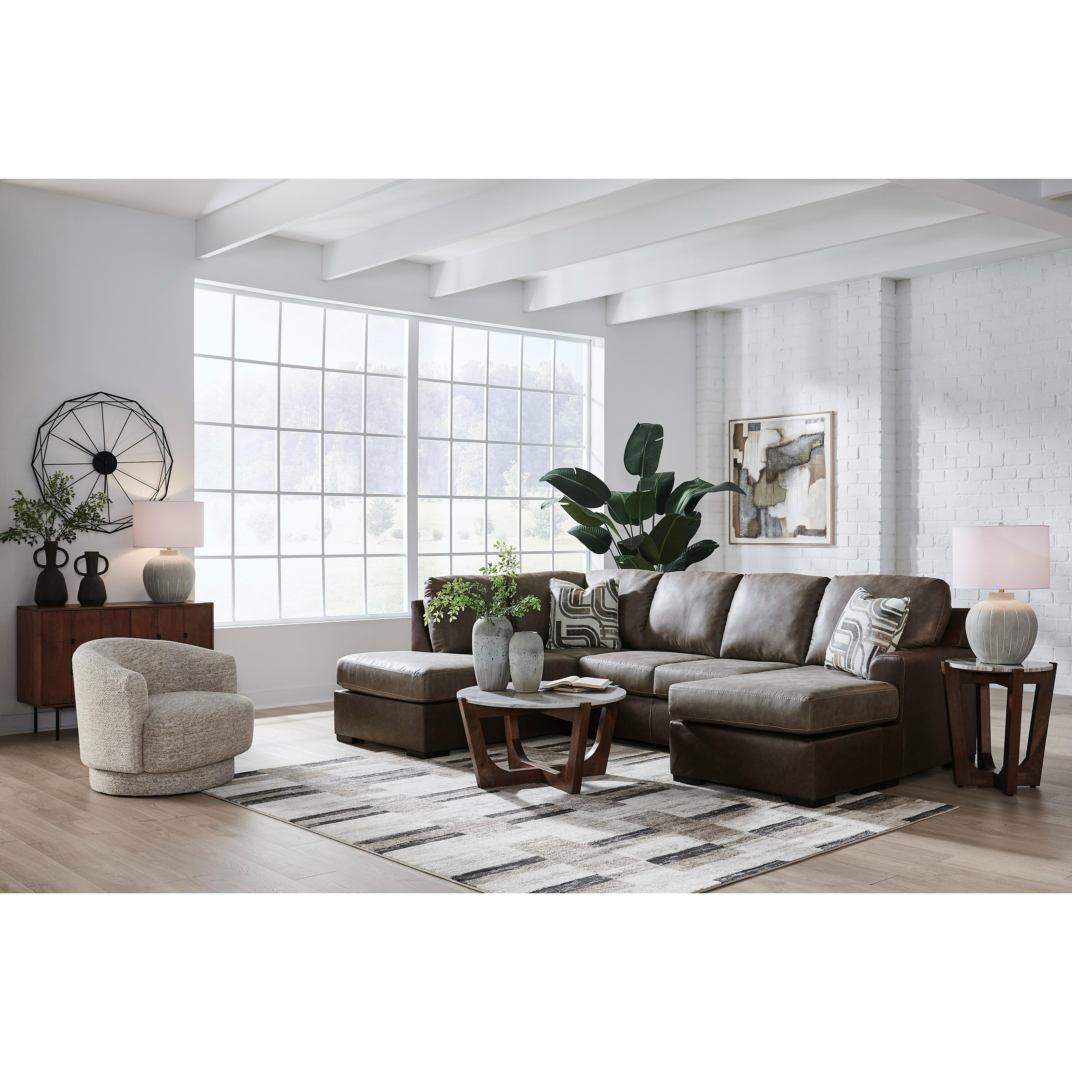 Signature Design by Ashley Castille Way PC62703S4 2 pc Sleeper Sectional with Chaise IMAGE 4