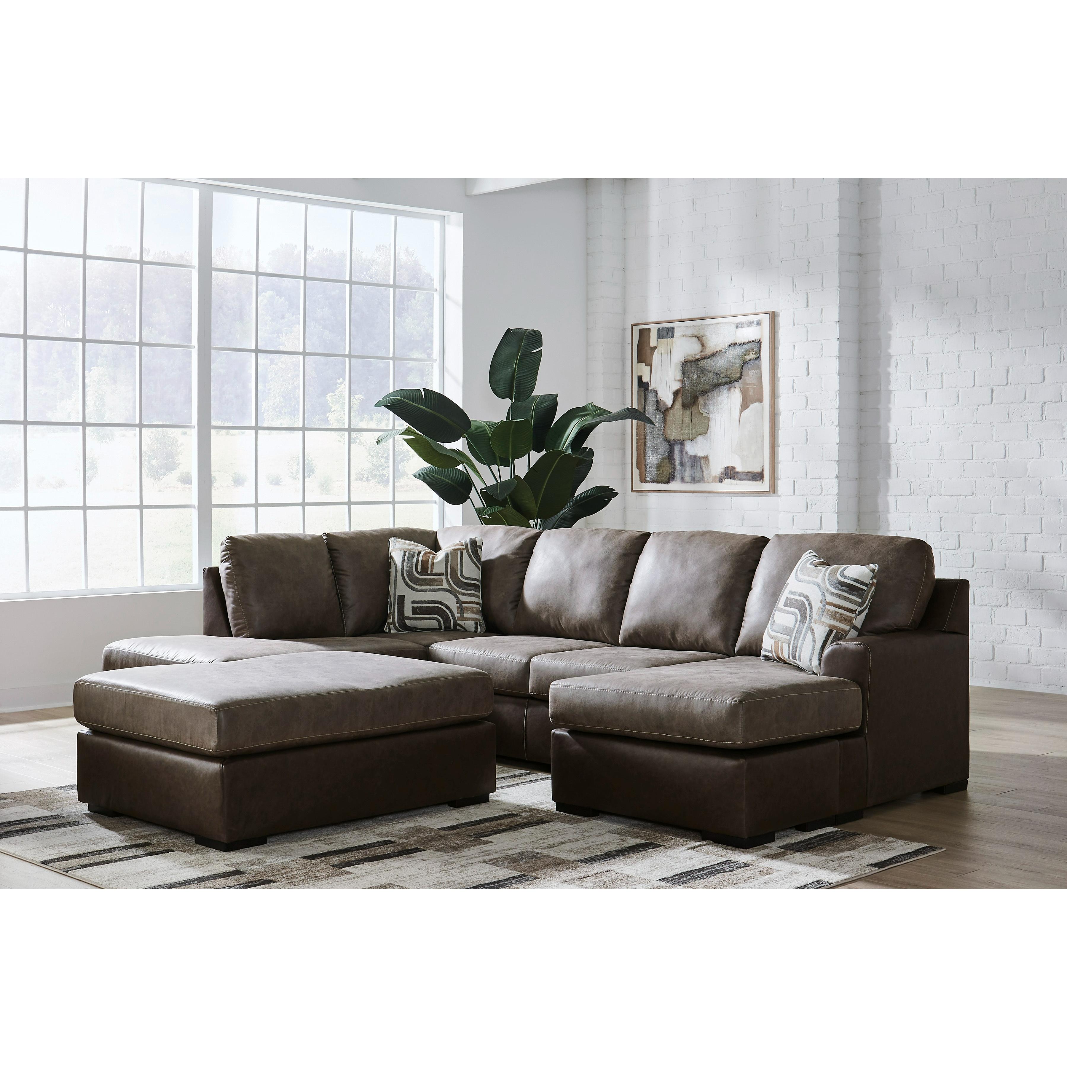 Signature Design by Ashley Castille Way PC62703S4 2 pc Sleeper Sectional with Chaise IMAGE 5