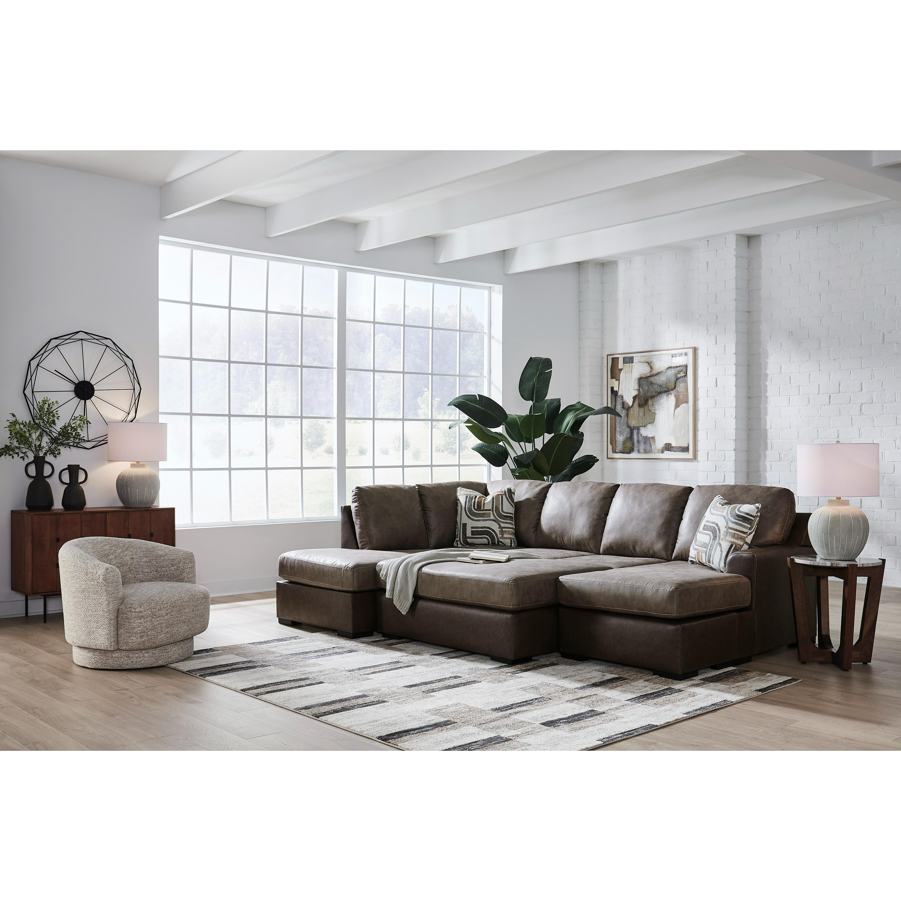 Signature Design by Ashley Castille Way PC62703S4 2 pc Sleeper Sectional with Chaise IMAGE 7