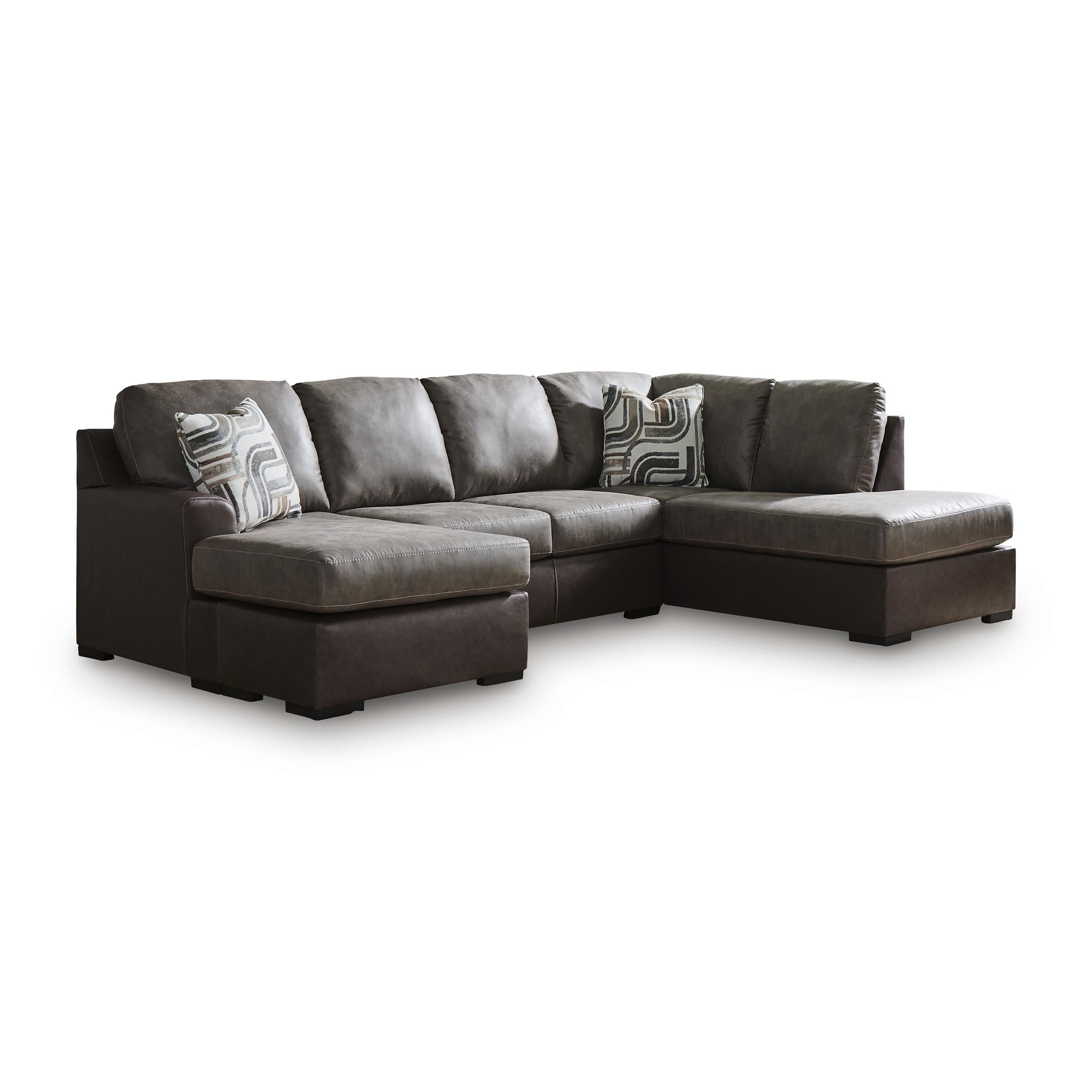 Signature Design by Ashley Castille Way PC62703S5 2 pc Sleeper Sectional with Chaise IMAGE 1