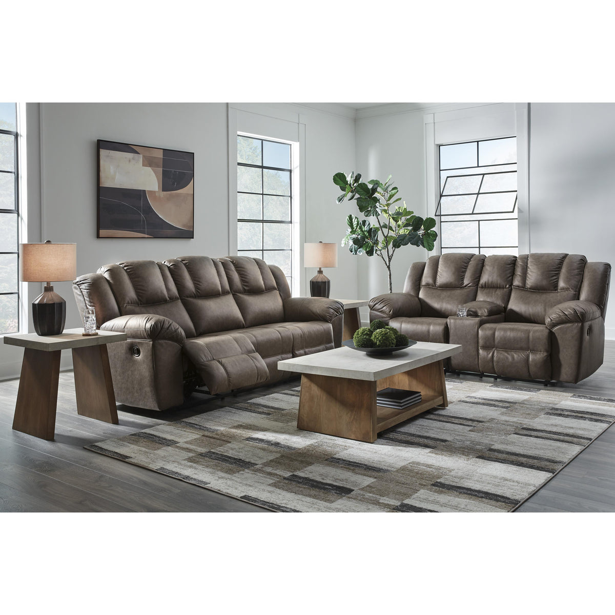 Signature Design by Ashley Lowilla PC6450694 Double Reclining Loveseat with Console IMAGE 11