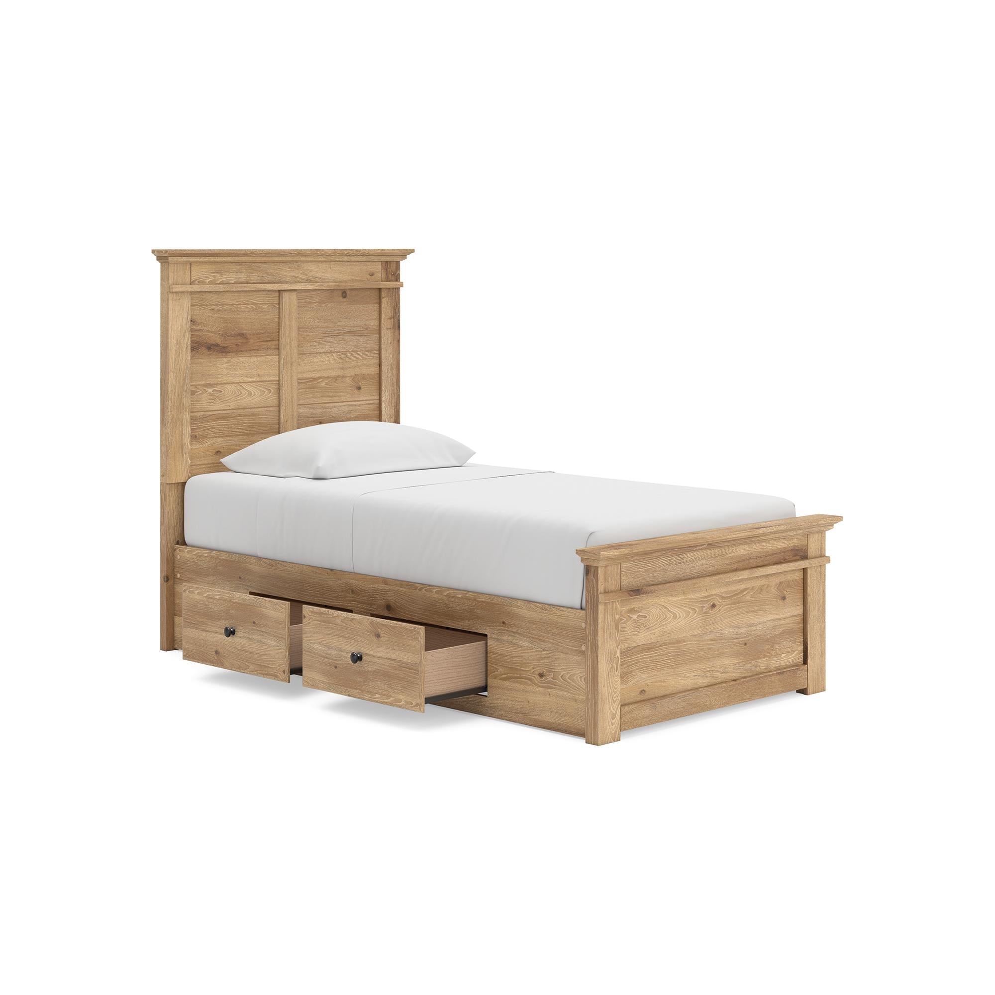 Signature Design by Ashley Makidern PCB1170B30 Twin Panel Storage Bed IMAGE 5