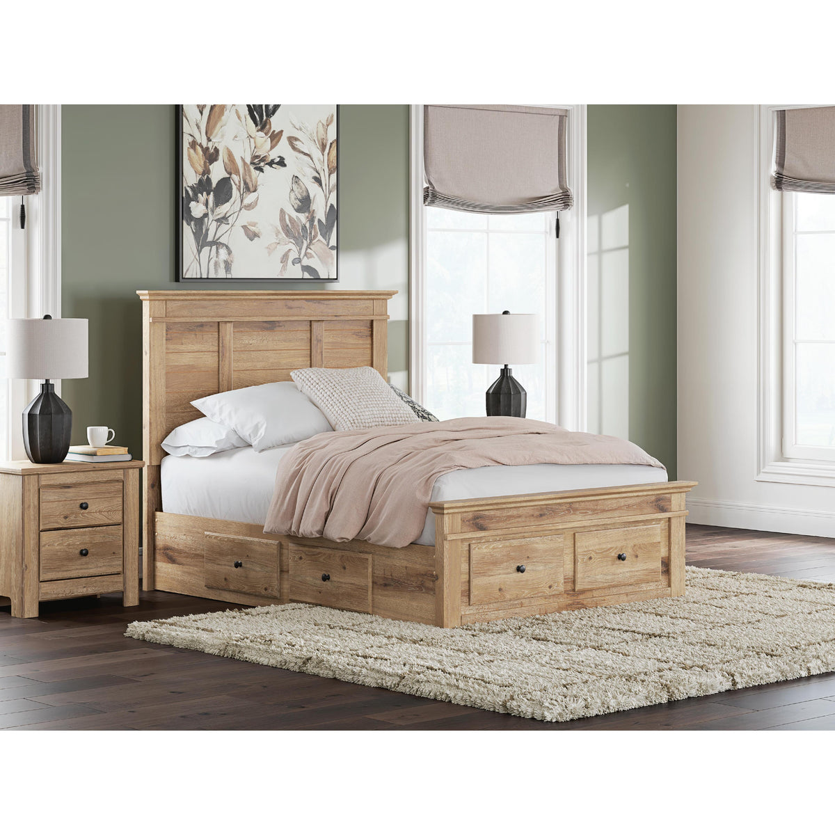 Signature Design by Ashley Makidern PCB1170B39 Full Panel Storage Bed IMAGE 2