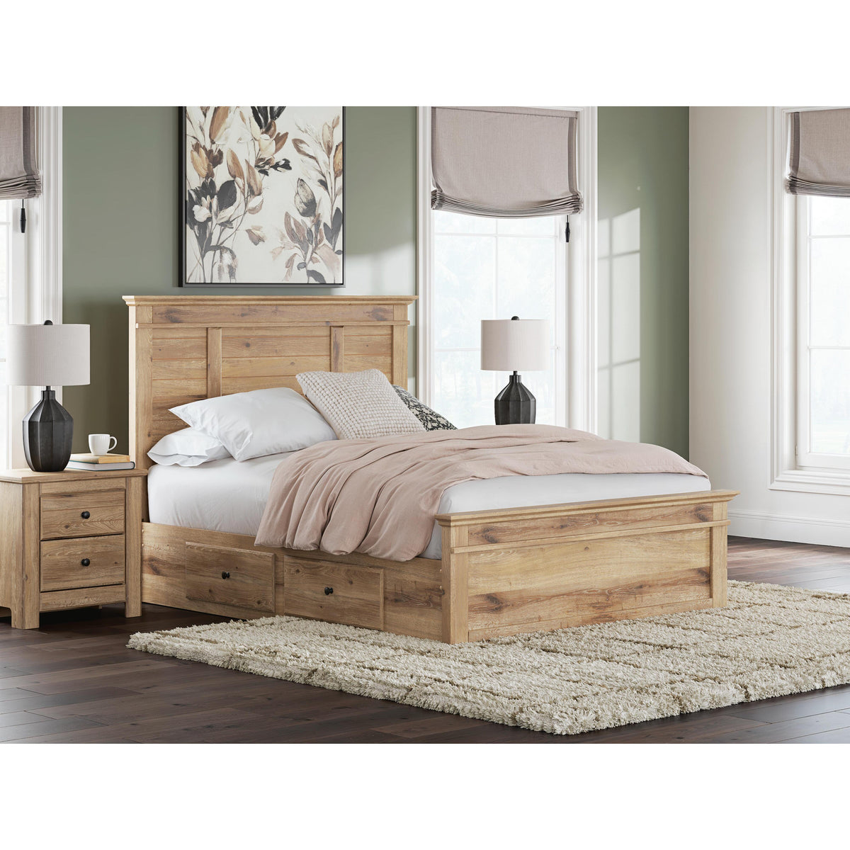 Signature Design by Ashley Makidern PCB1170B6 Queen Panel Storage Bed IMAGE 2