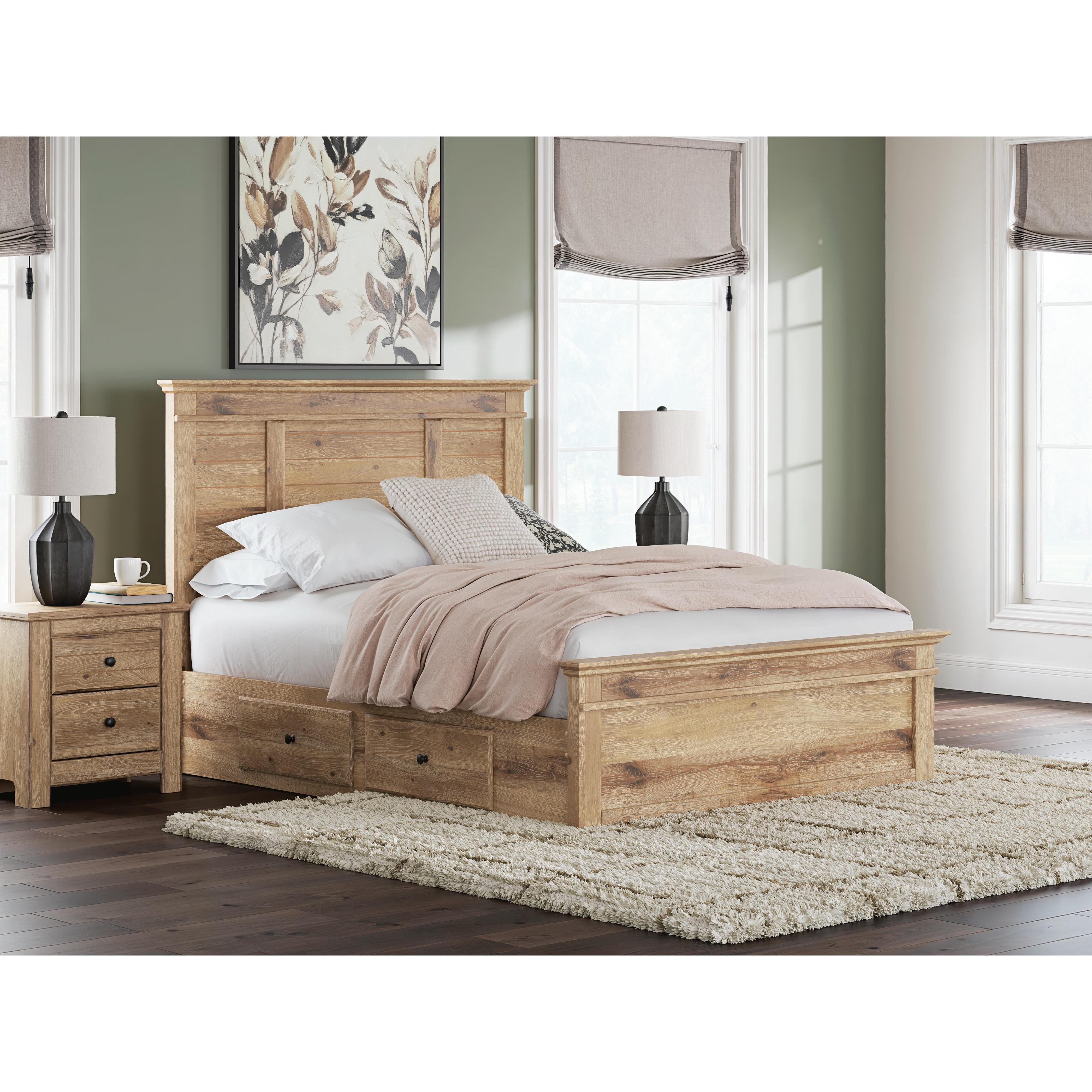 Signature Design by Ashley Makidern PCB1170B8 Queen Panel Storage Bed IMAGE 2