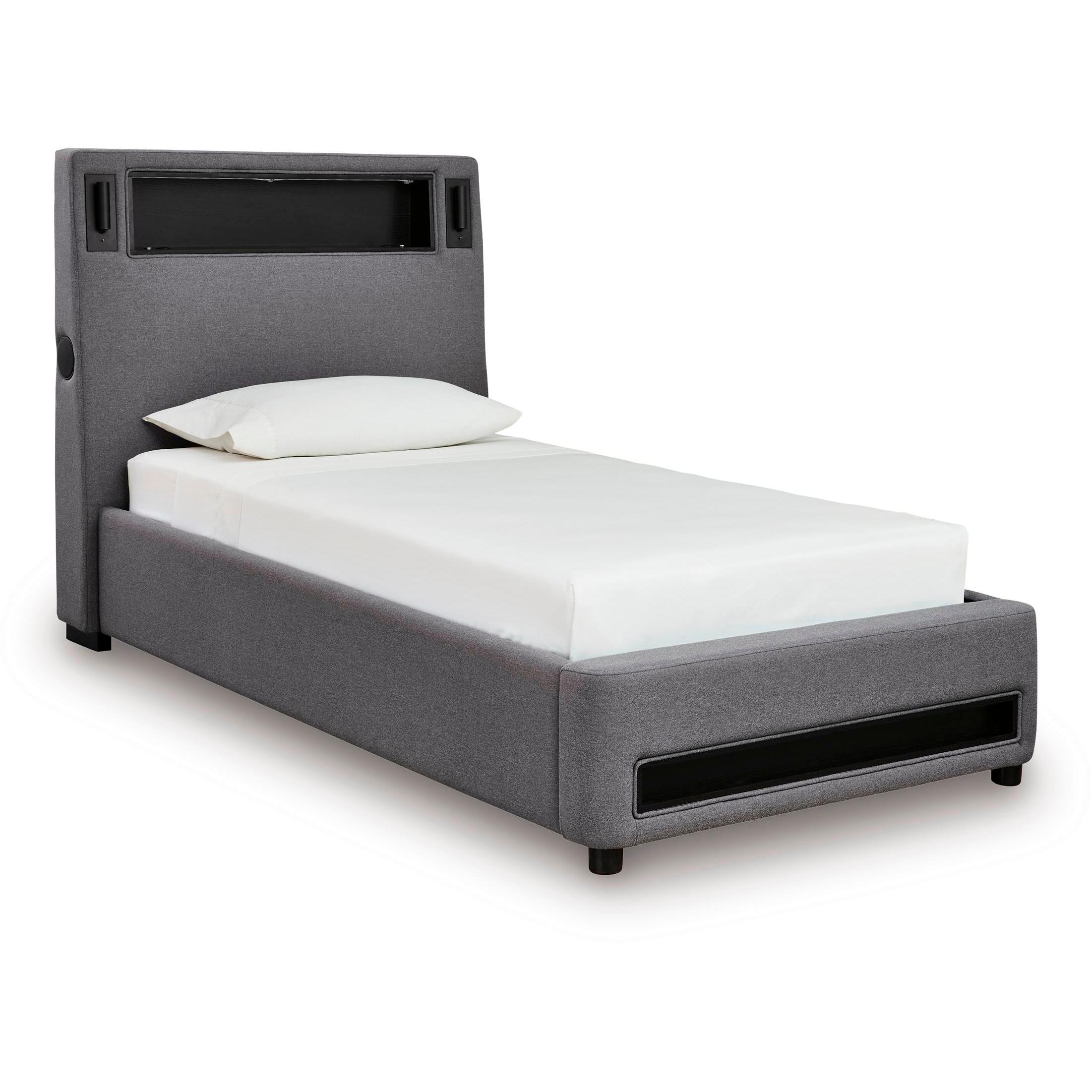 Signature Design by Ashley Verishaw PCB2721B23 Twin Upholstered Bed IMAGE 1
