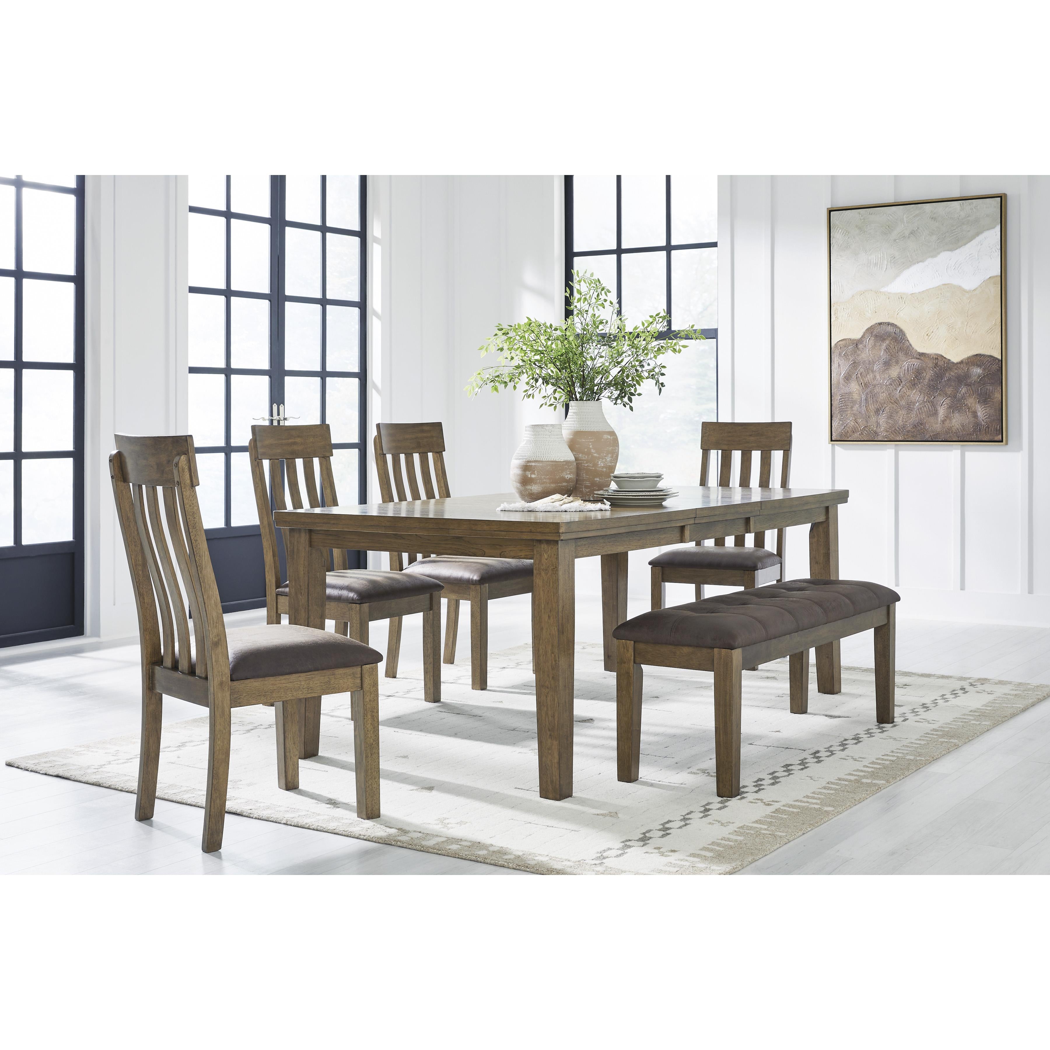 Signature Design by Ashley Urbinforte PCD592-00 Large Upholstered Dining Room Bench IMAGE 5