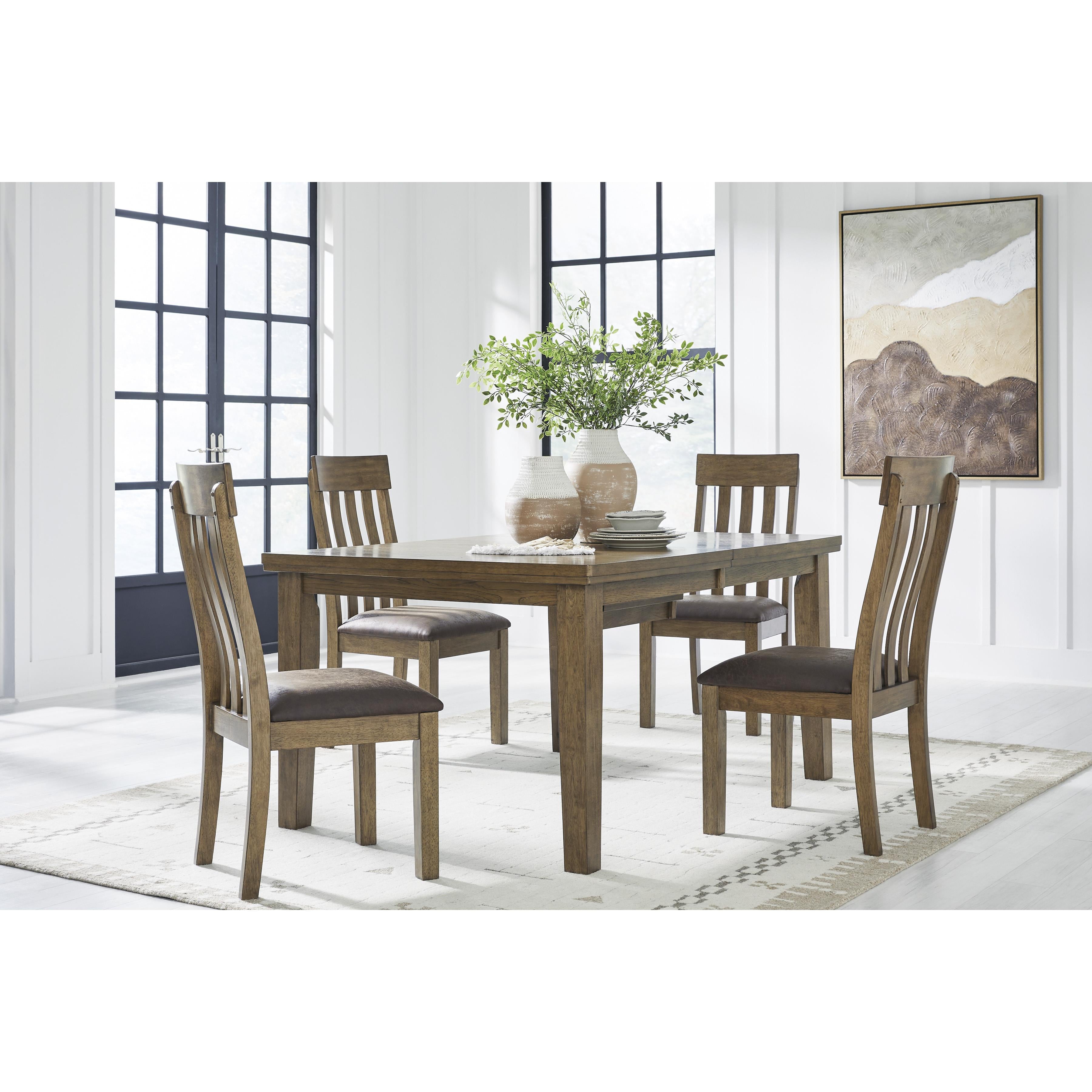 Signature Design by Ashley Urbinforte PCD592-35 Dining Room Butterfly Extension Table IMAGE 12