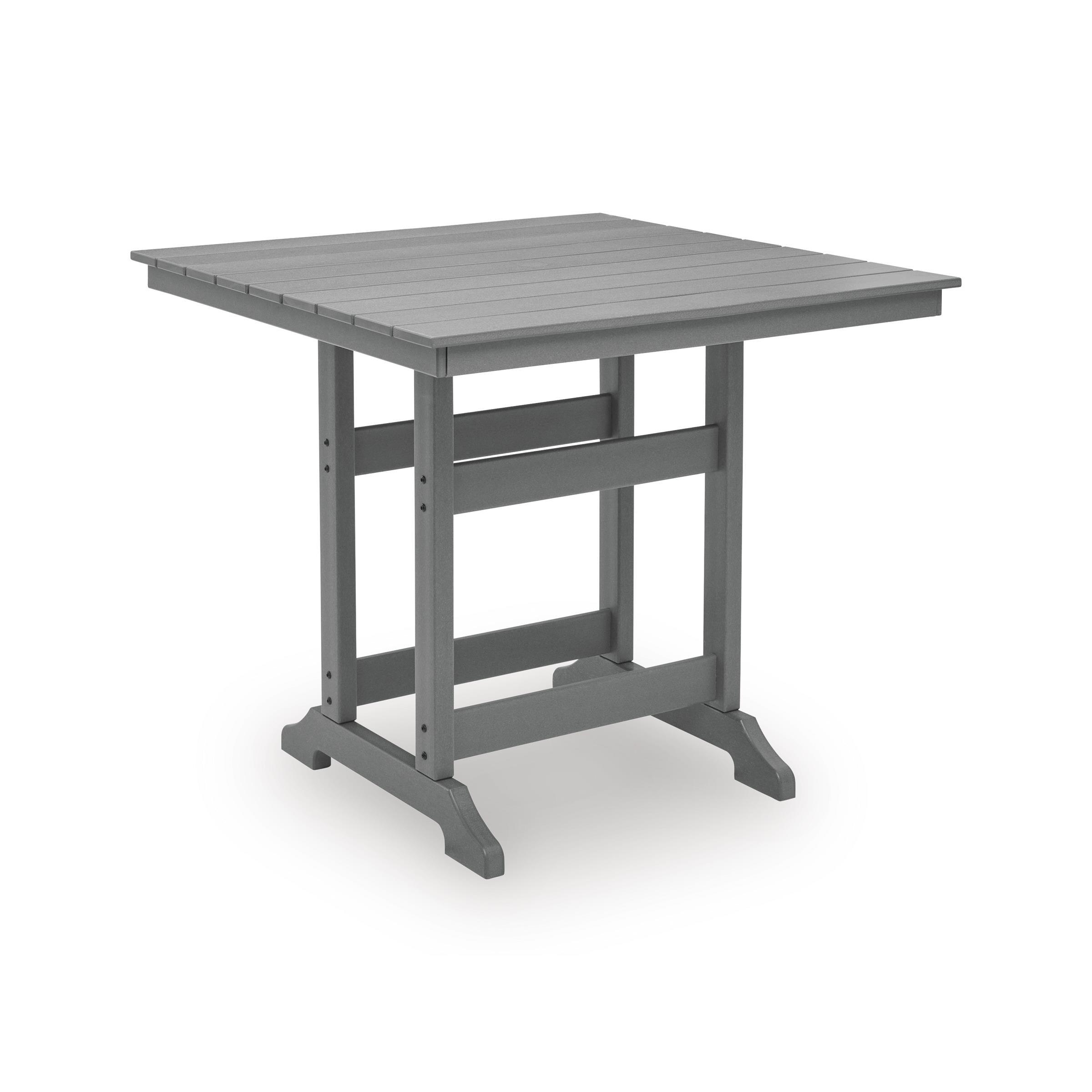 Signature Design by Ashley Sanctuary Beach PCP227-632 Square Counter Table with Umbrella Option IMAGE 1