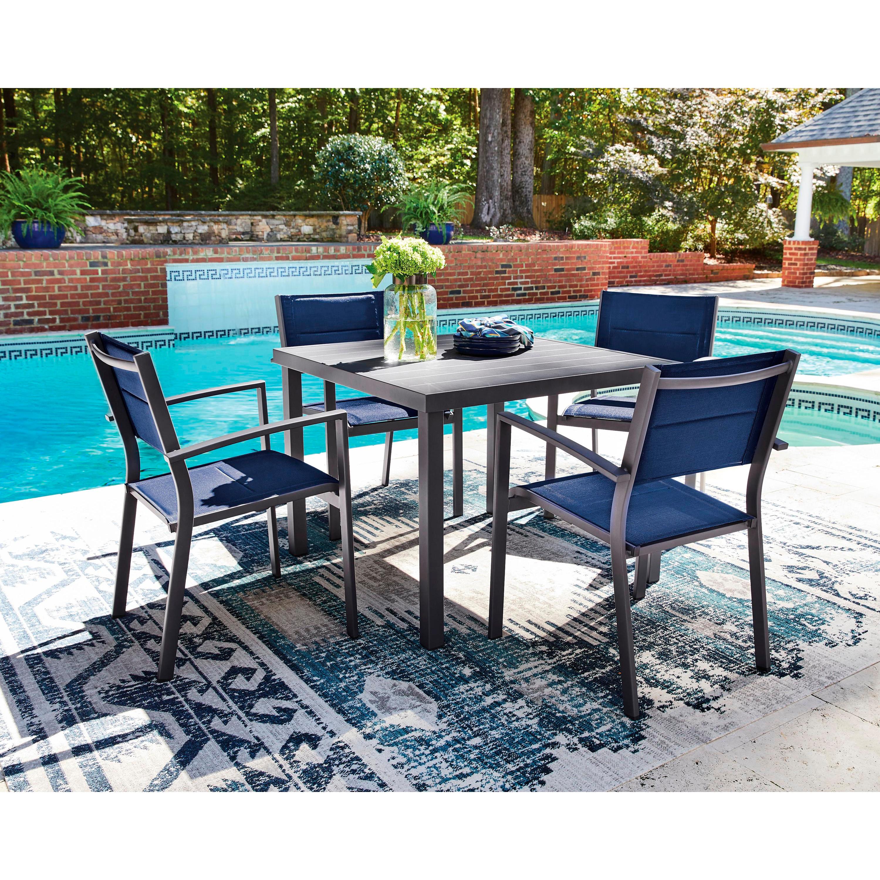 Signature Design by Ashley Rocky Creek PCP326-615 Square Dining Table with Umbrella Option IMAGE 6