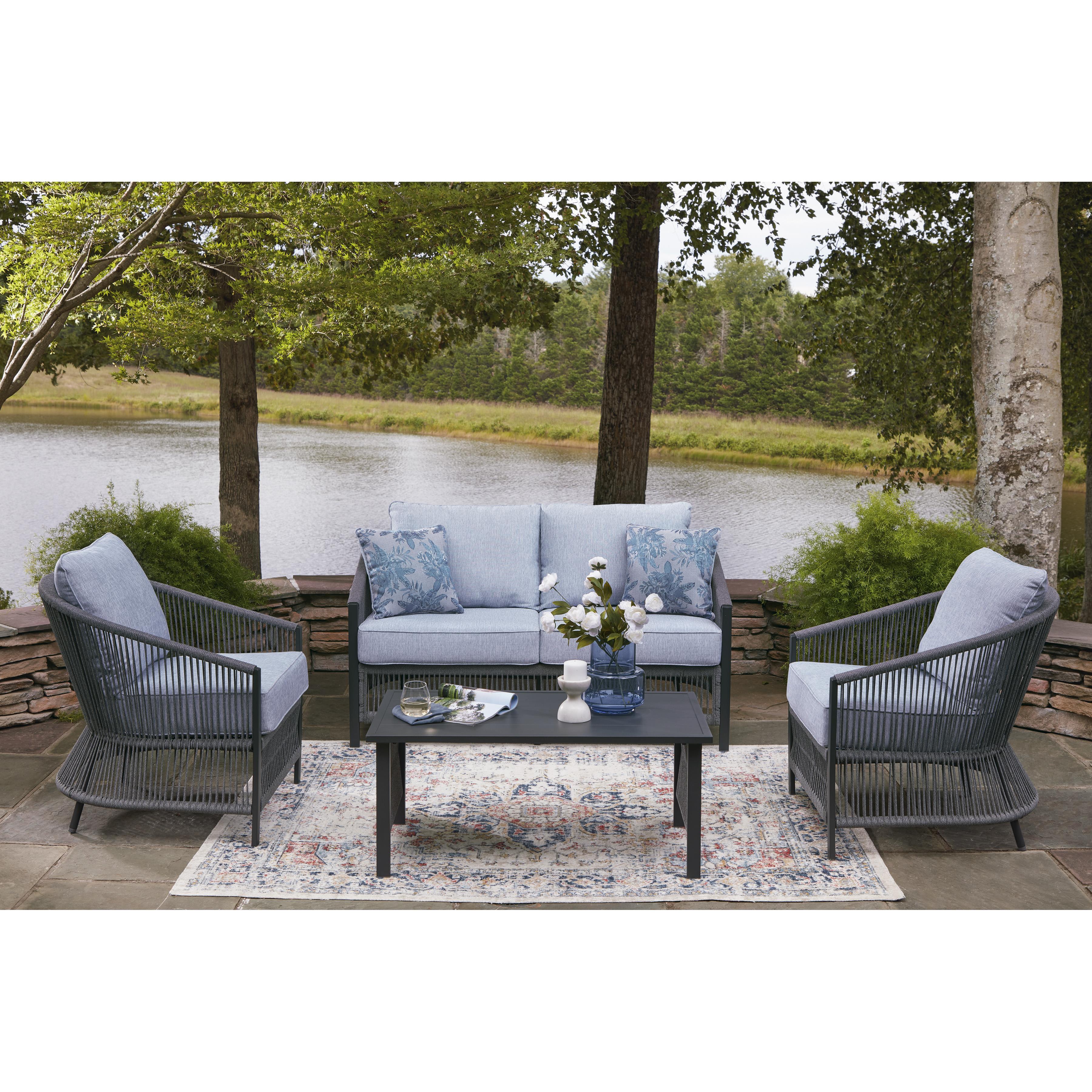 Signature Design by Ashley Bridges Beach PCP391-080 Love/Chairs/Table Set IMAGE 4