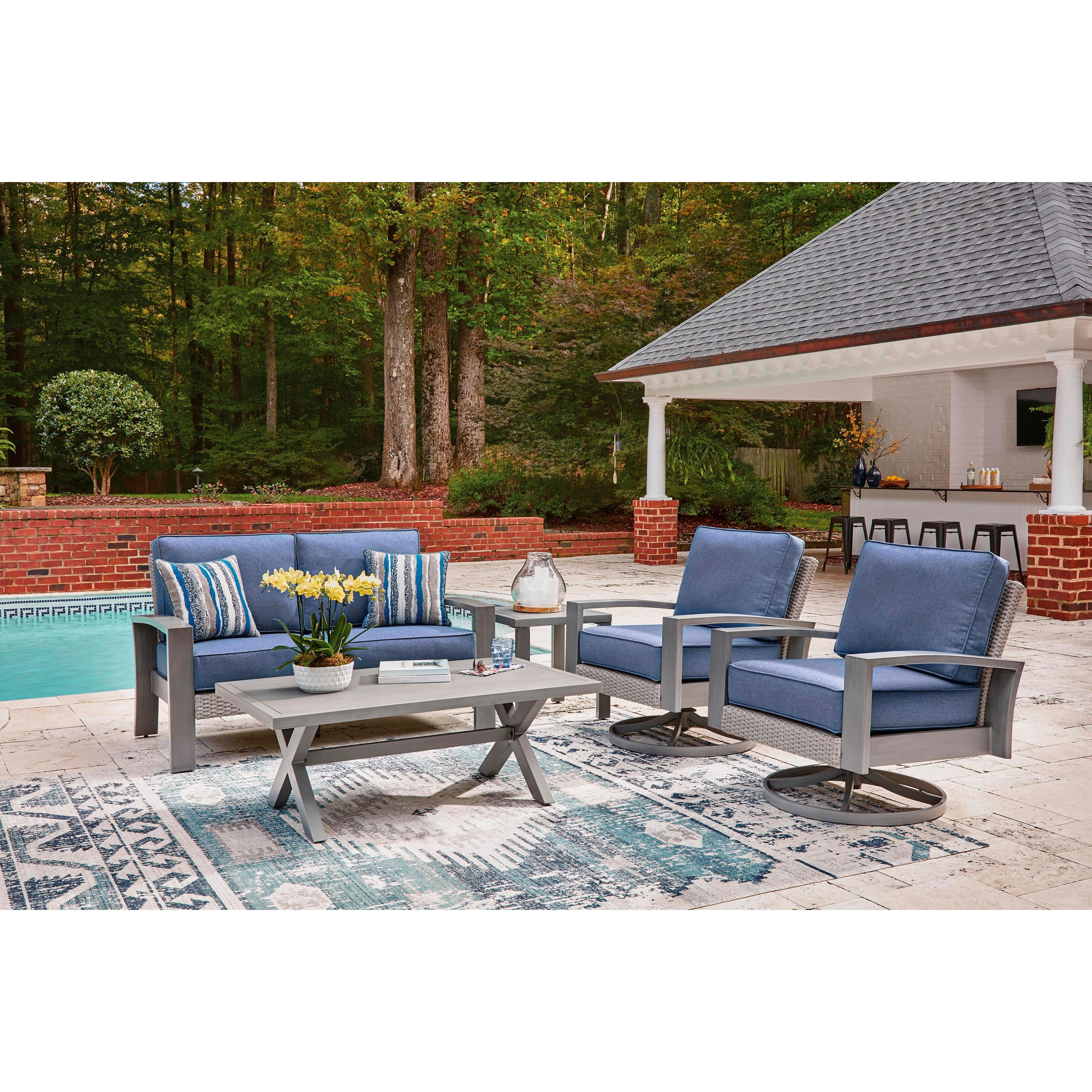 Signature Design by Ashley Half Moon Beach PCP418-821 Swivel Lounge with Cushion IMAGE 7