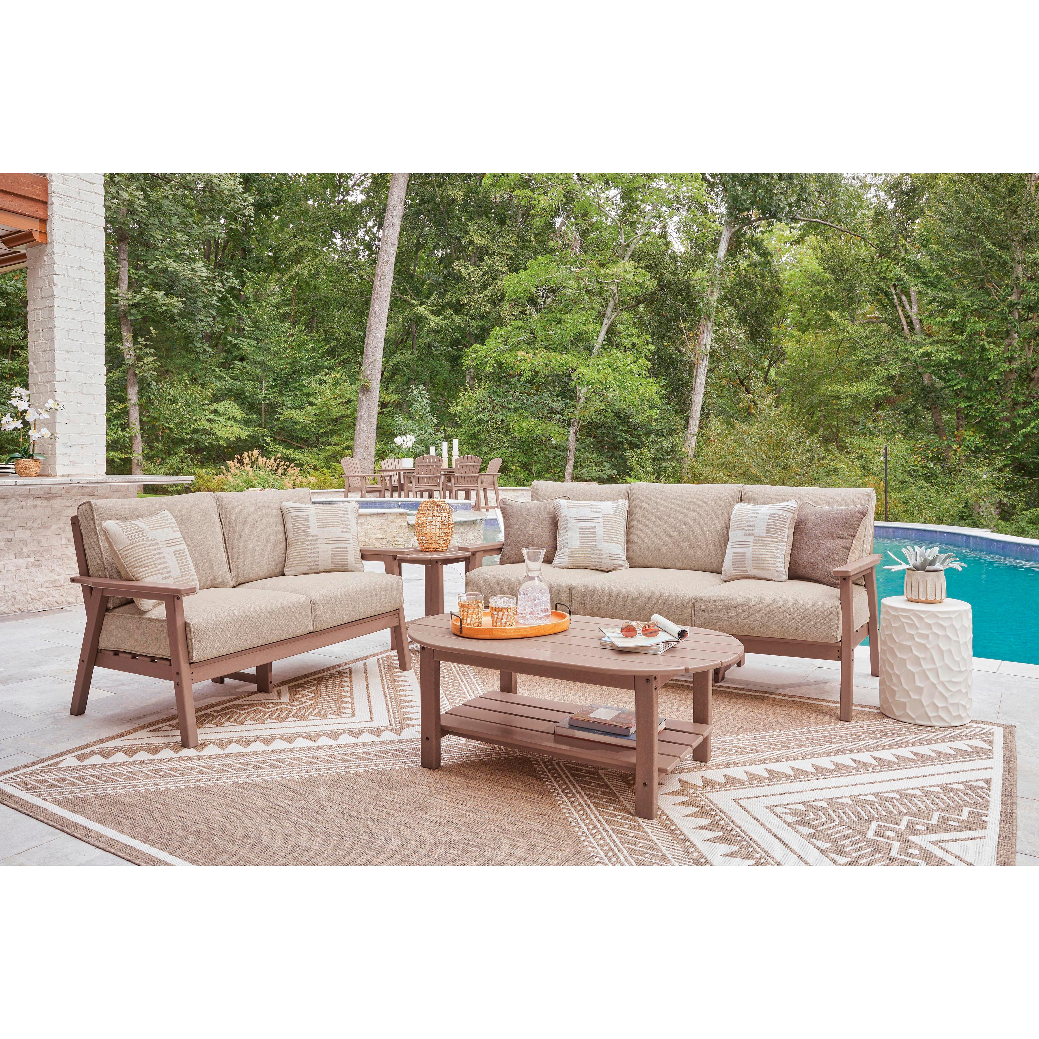 Signature Design by Ashley Grover Beach PCP422-700 Oval Cocktail Table IMAGE 7