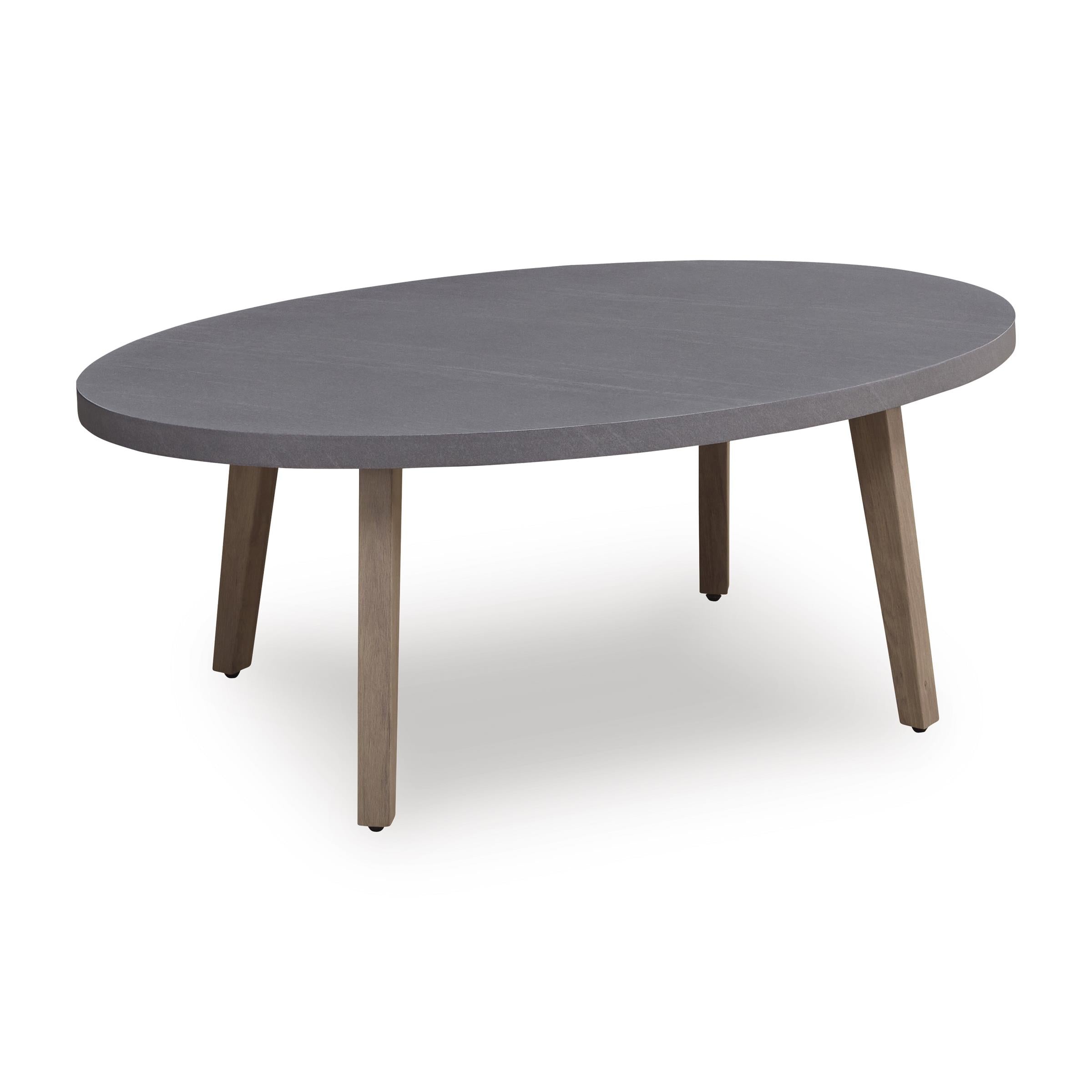 Signature Design by Ashley Harmony Headlands PCP428-701 Oval Cocktail Table IMAGE 1