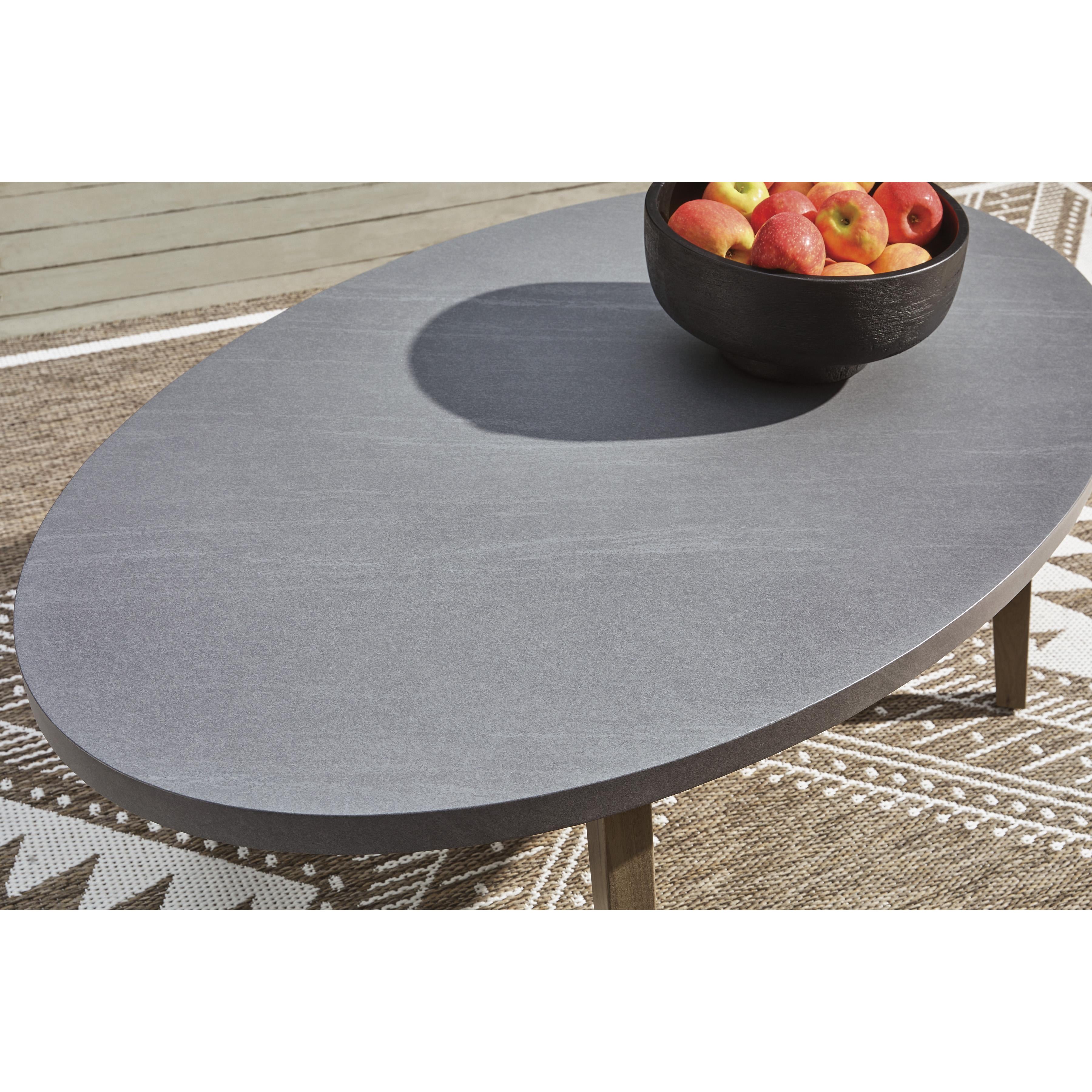 Signature Design by Ashley Harmony Headlands PCP428-701 Oval Cocktail Table IMAGE 4