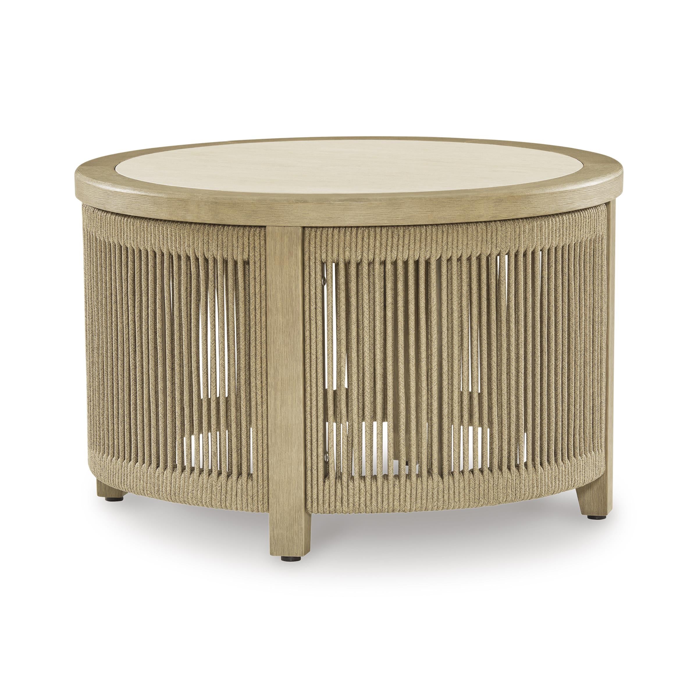 Signature Design by Ashley Spooners Cove PCP469-708 Round Cocktail Table IMAGE 1