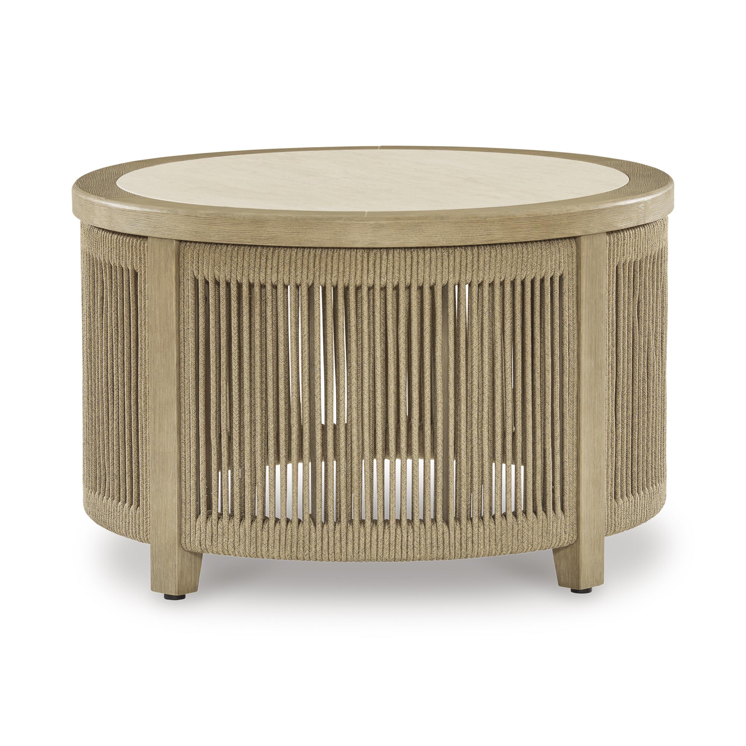 Signature Design by Ashley Spooners Cove PCP469-708 Round Cocktail Table IMAGE 2