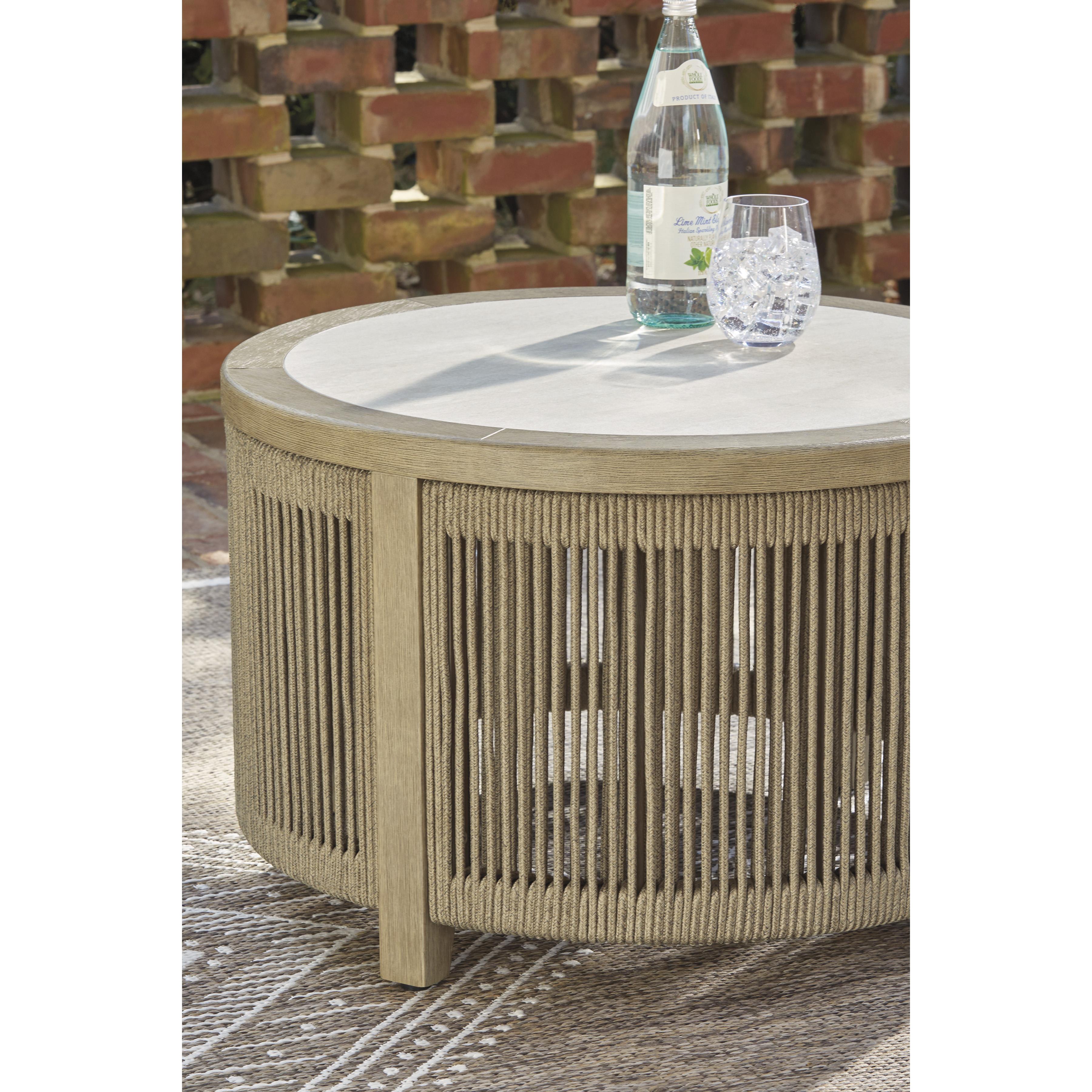 Signature Design by Ashley Spooners Cove PCP469-708 Round Cocktail Table IMAGE 5