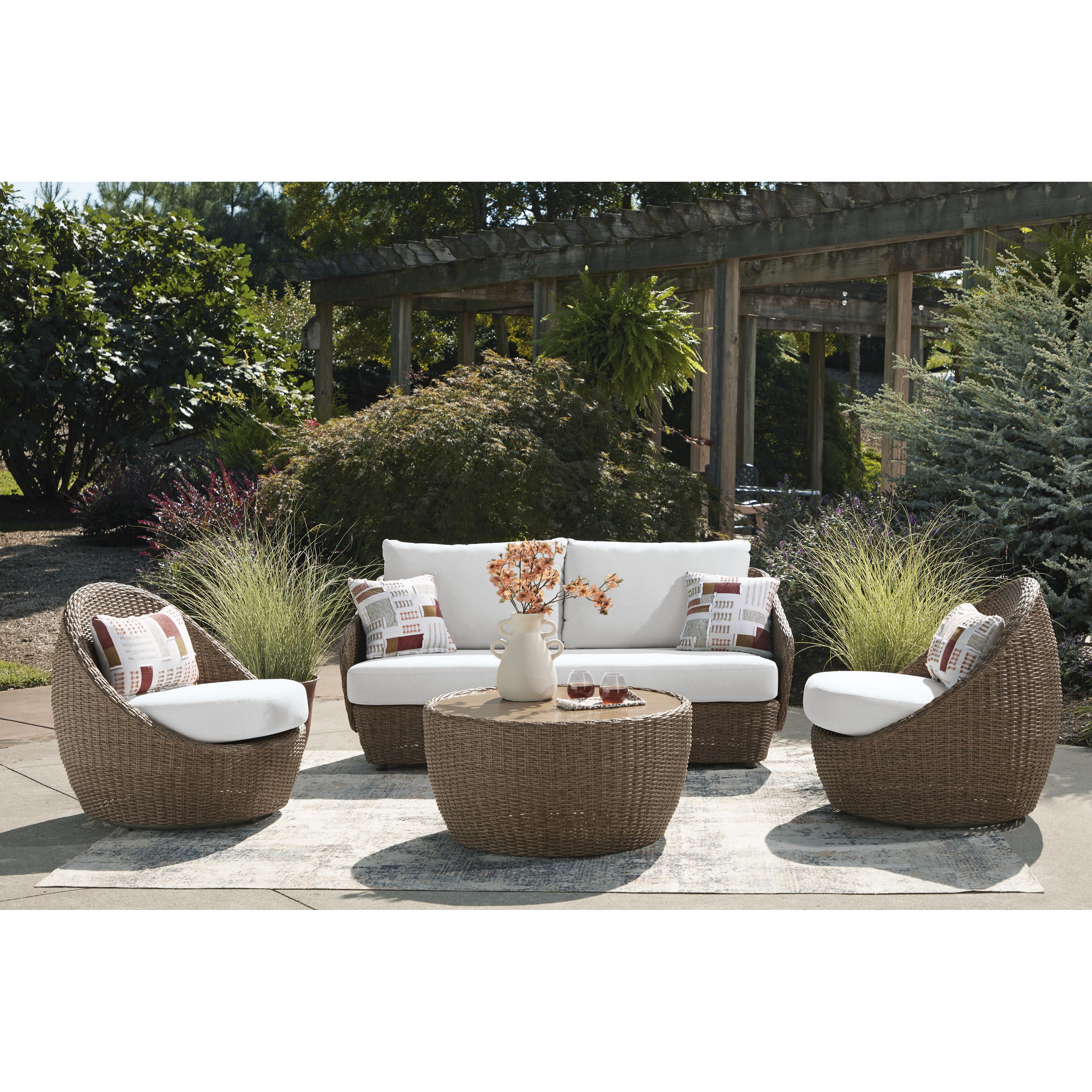 Signature Design by Ashley Double Point PCP503-070 Love/Swivel Chairs Set IMAGE 10