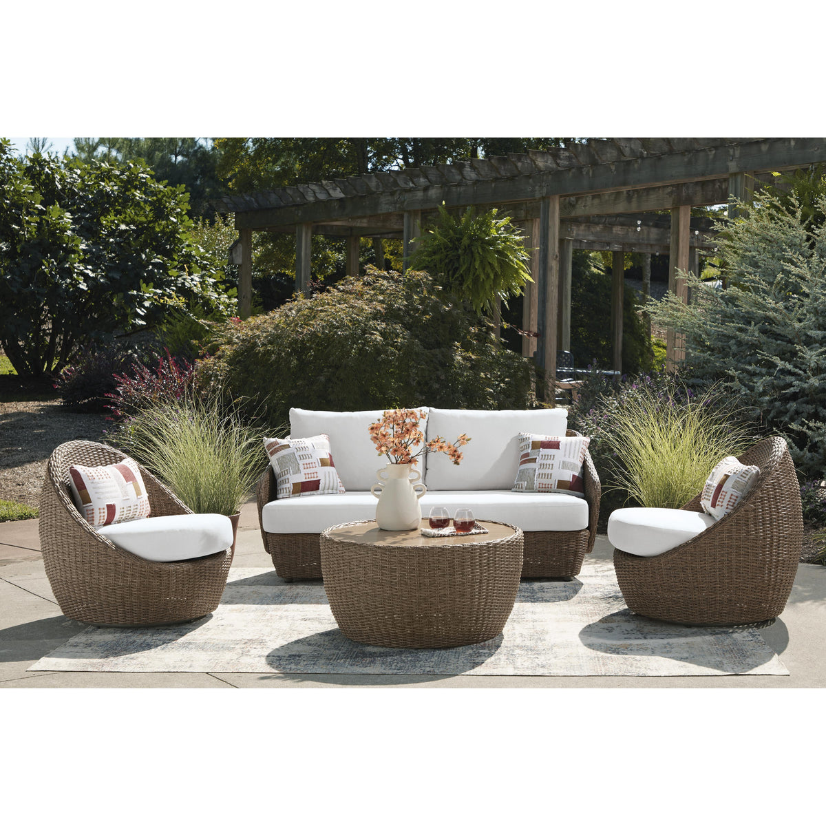 Signature Design by Ashley Double Point PCP503-070 Love/Swivel Chairs Set IMAGE 10