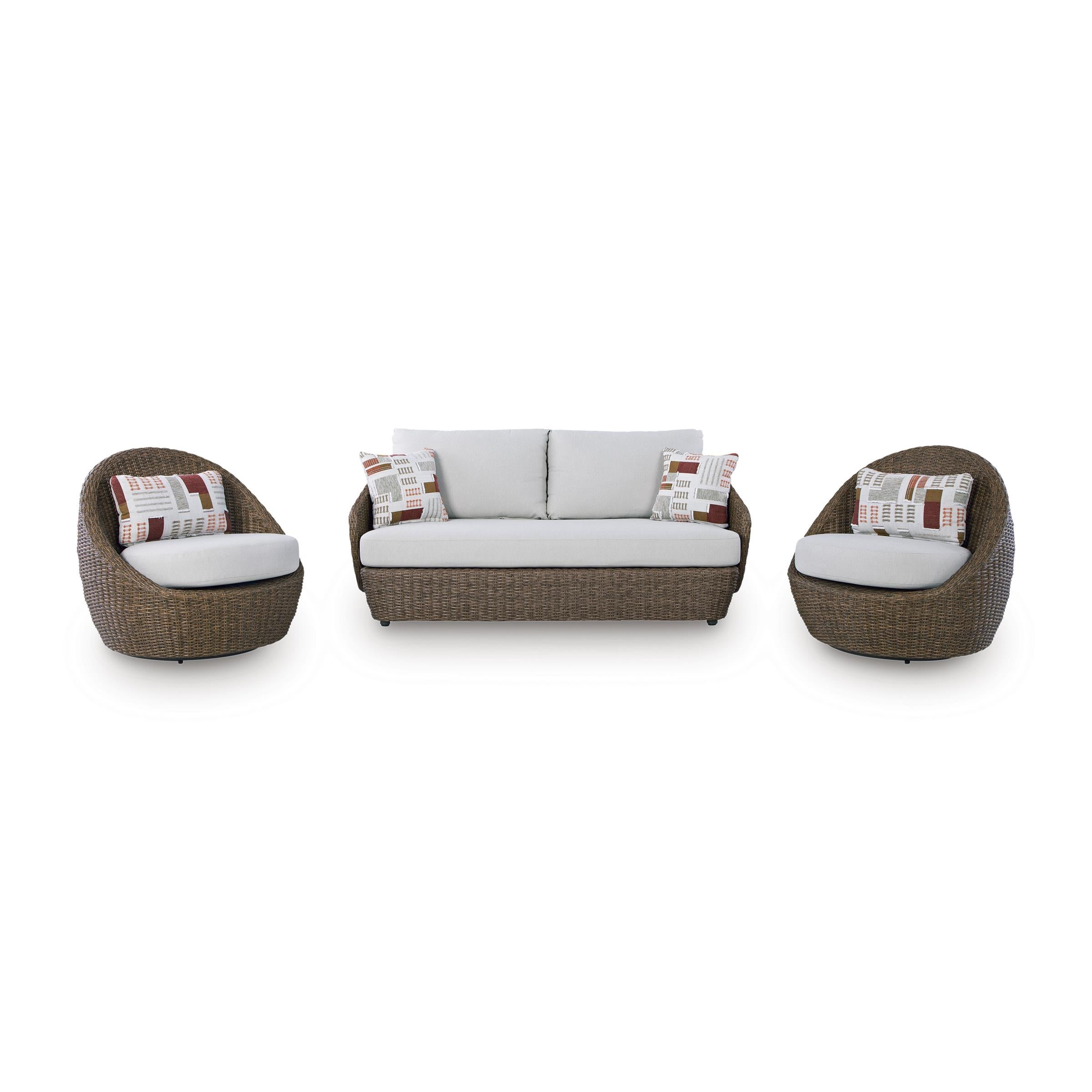 Signature Design by Ashley Double Point PCP503-070 Love/Swivel Chairs Set IMAGE 2