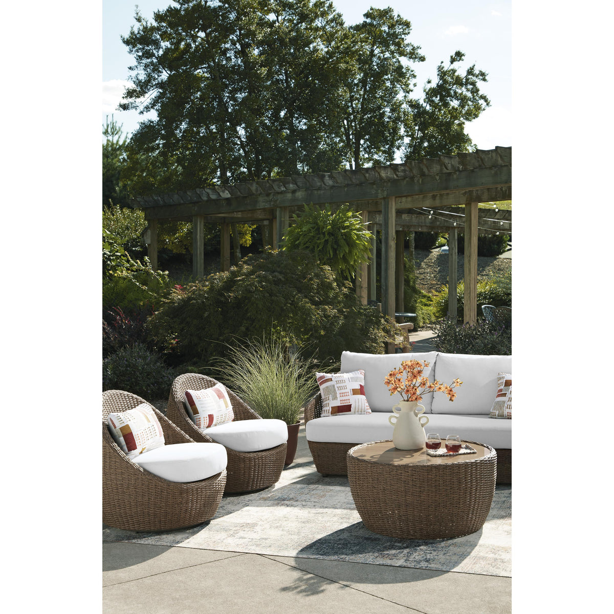 Signature Design by Ashley Double Point PCP503-070 Love/Swivel Chairs Set IMAGE 9