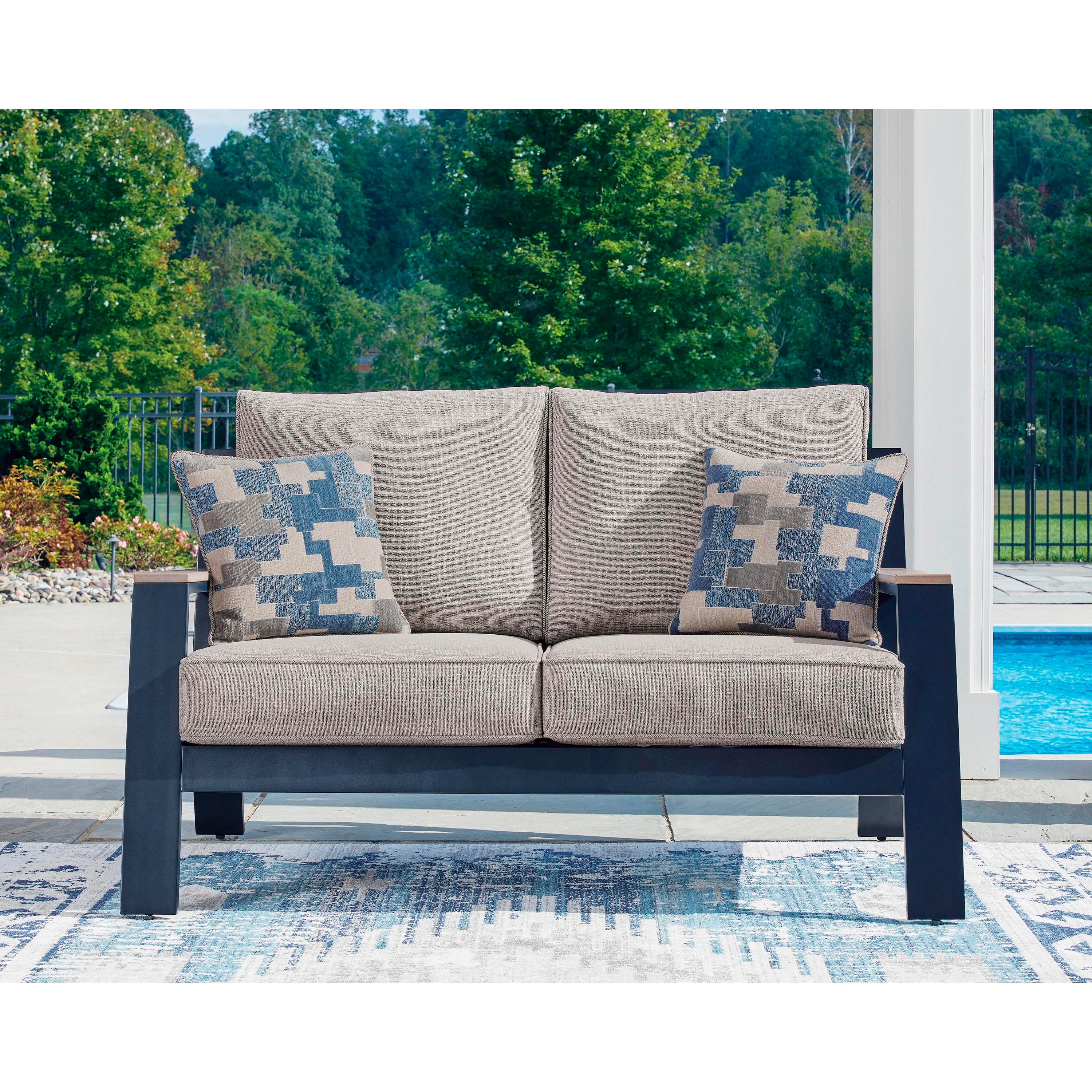 Signature Design by Ashley East Beach PCP587-835 Loveseat with Cushion IMAGE 4