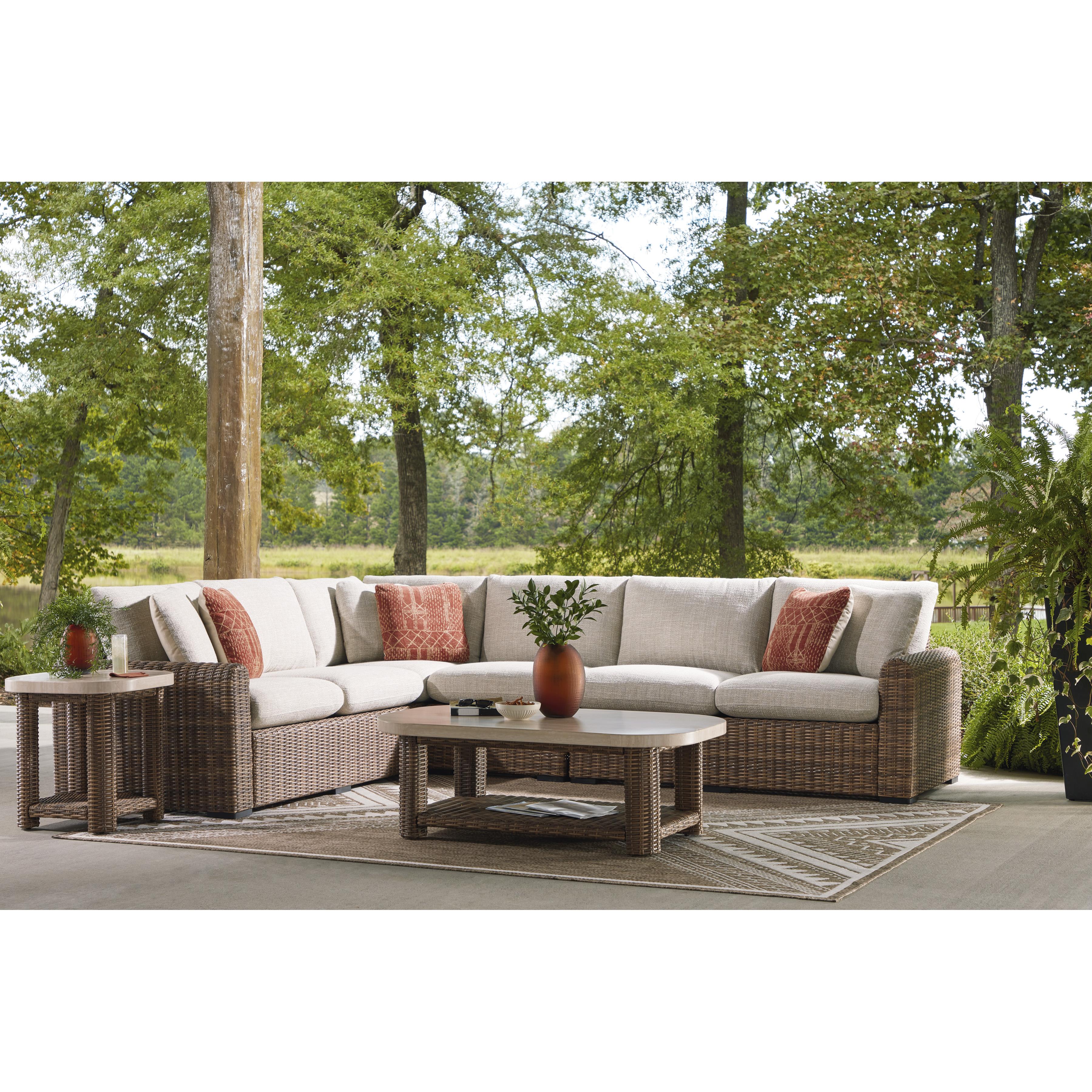 Signature Design by Ashley Dolan Creek PCP610P2 4 pc Outdoor Sectional IMAGE 3