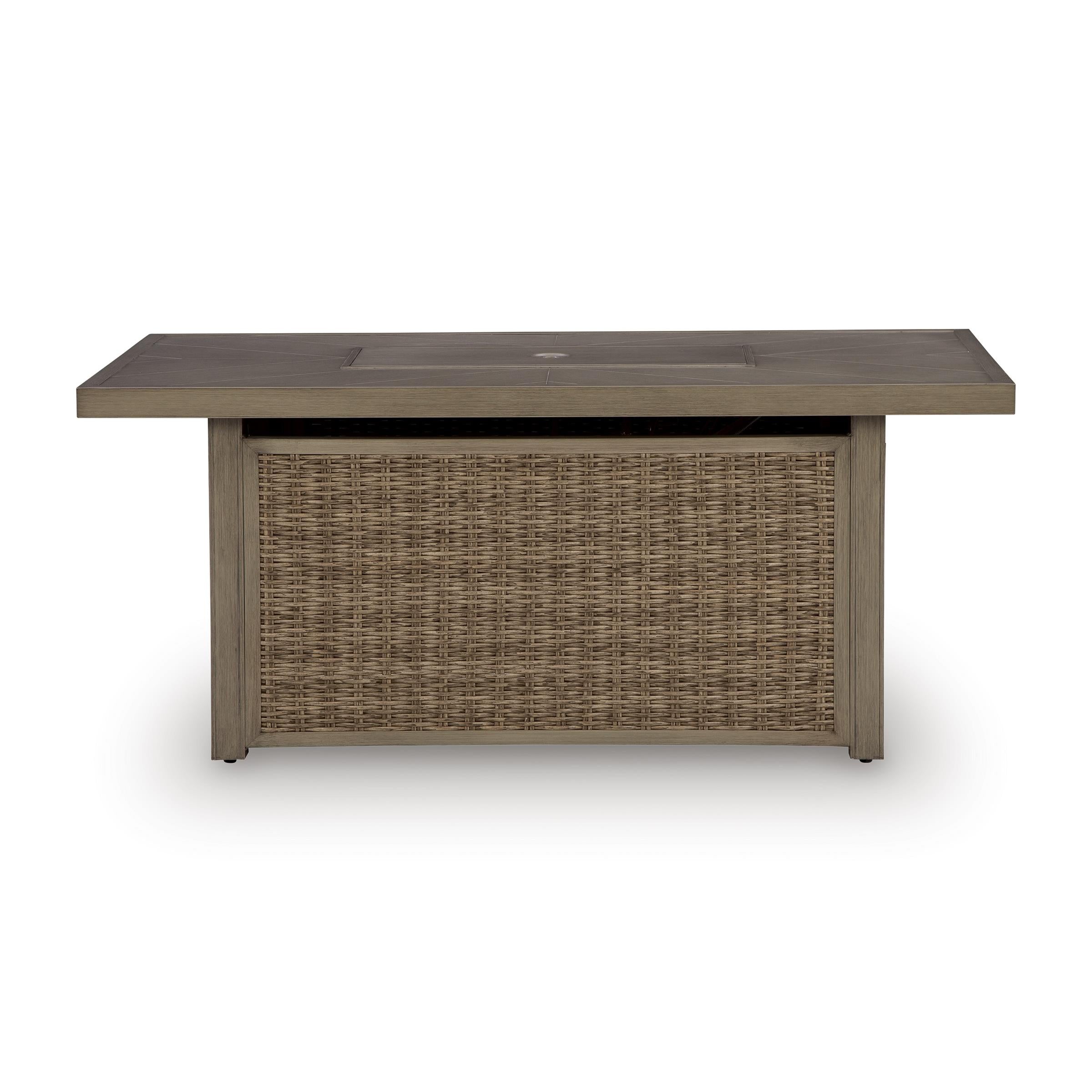Signature Design by Ashley Laguna Heights PCP790-773 Rectangular Fire Pit Table IMAGE 3