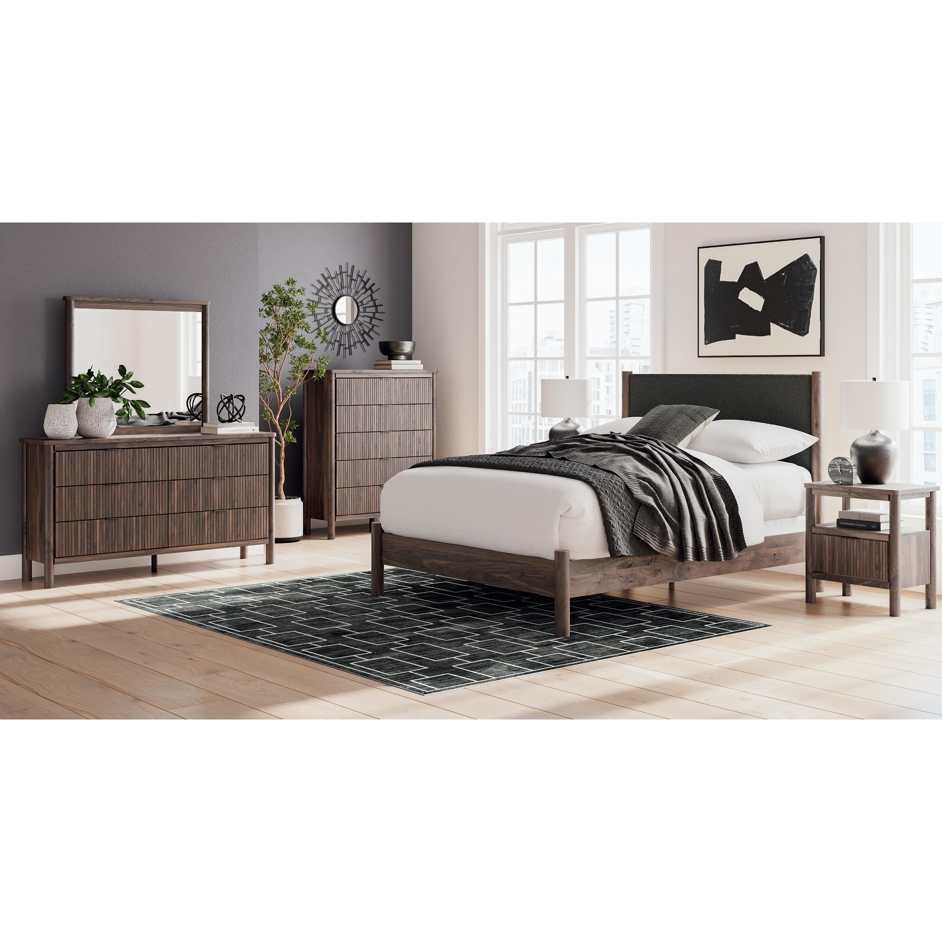 Signature Design by Ashley Pamytta PCB2614-57 Queen Upholstered Panel Headboard IMAGE 2