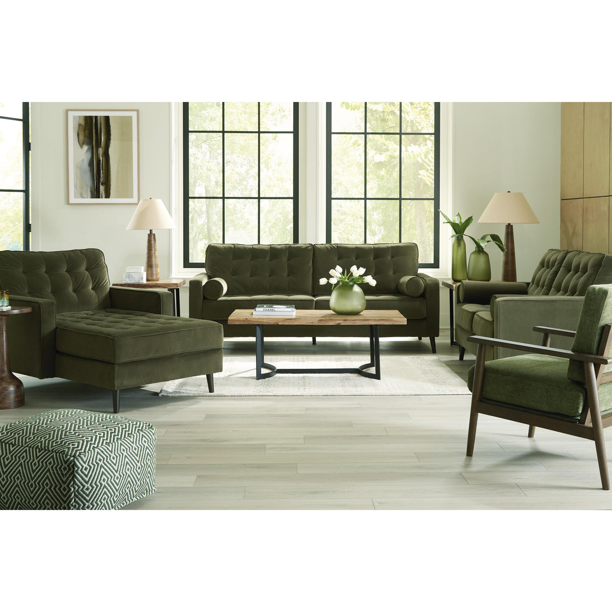 Ashley Reveon Lakes Stationary Fabric Loveseat 2640435 IMAGE 11