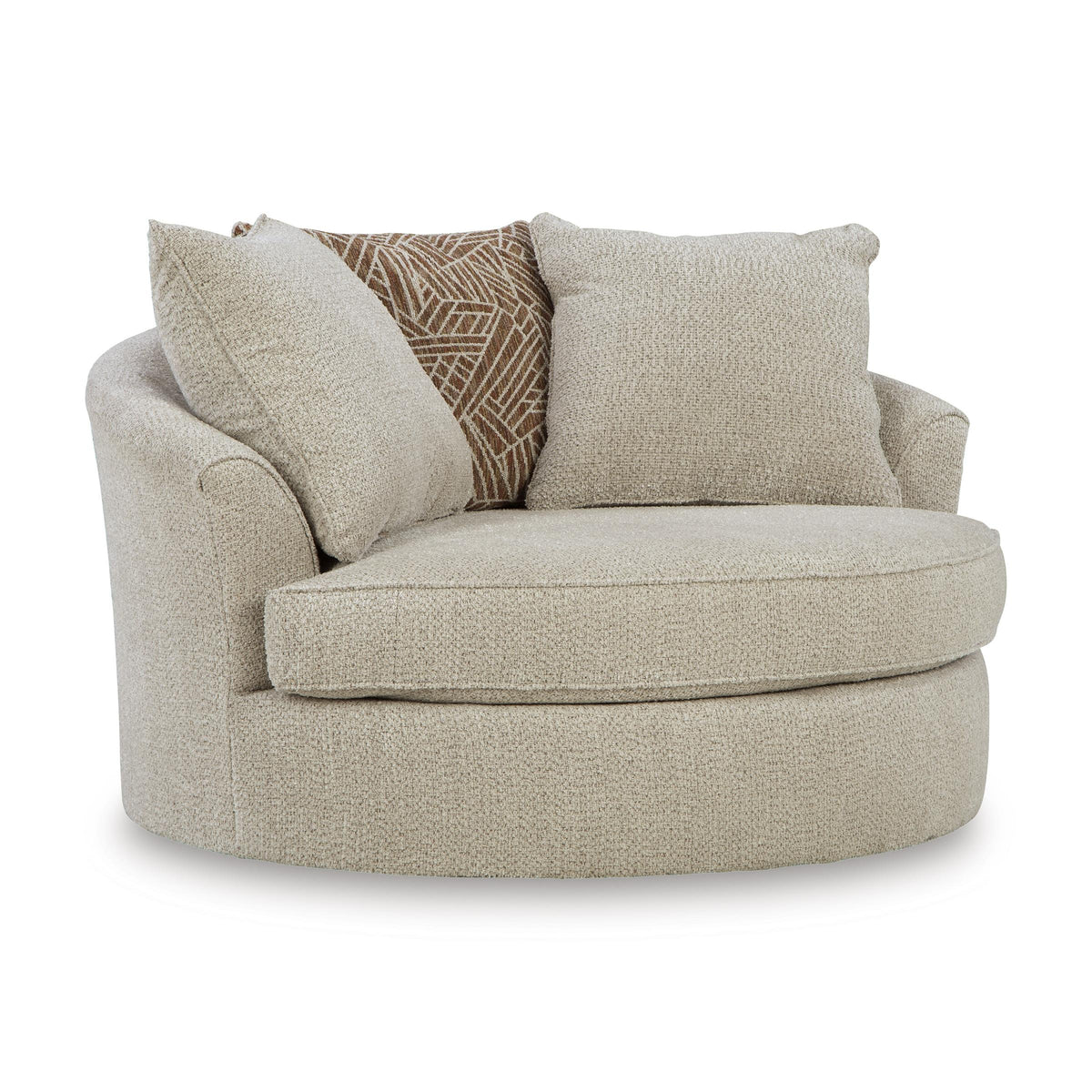 Benchcraft Steelwater Retreat Swivel Fabric Accent Chair 6670421 IMAGE 1