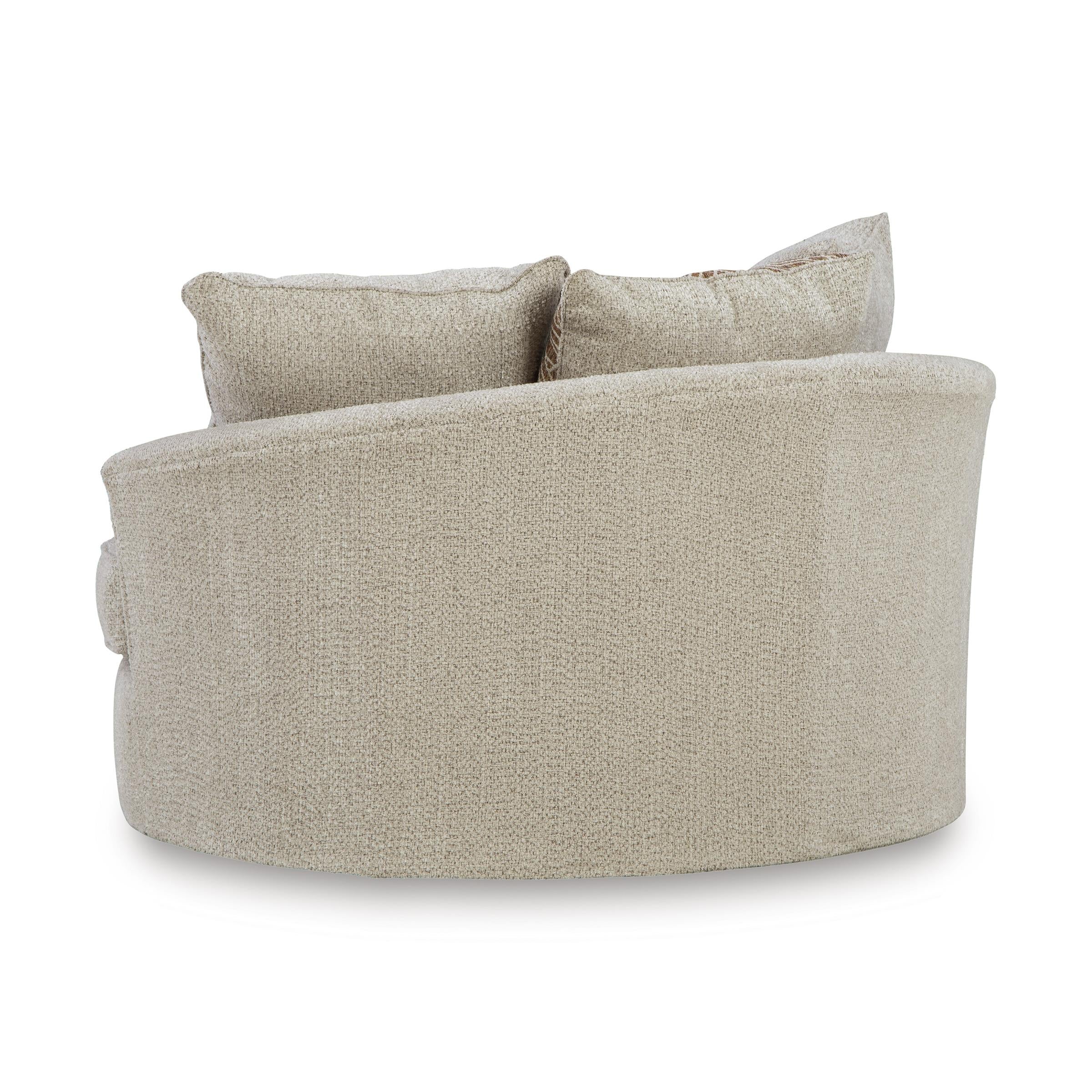 Benchcraft Steelwater Retreat Swivel Fabric Accent Chair 6670421 IMAGE 3