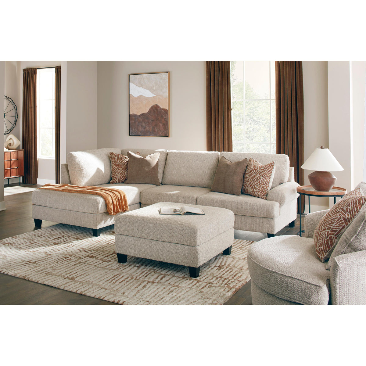 Benchcraft Steelwater Retreat Fabric 2 pc Sectional 6670416/6670467 IMAGE 5