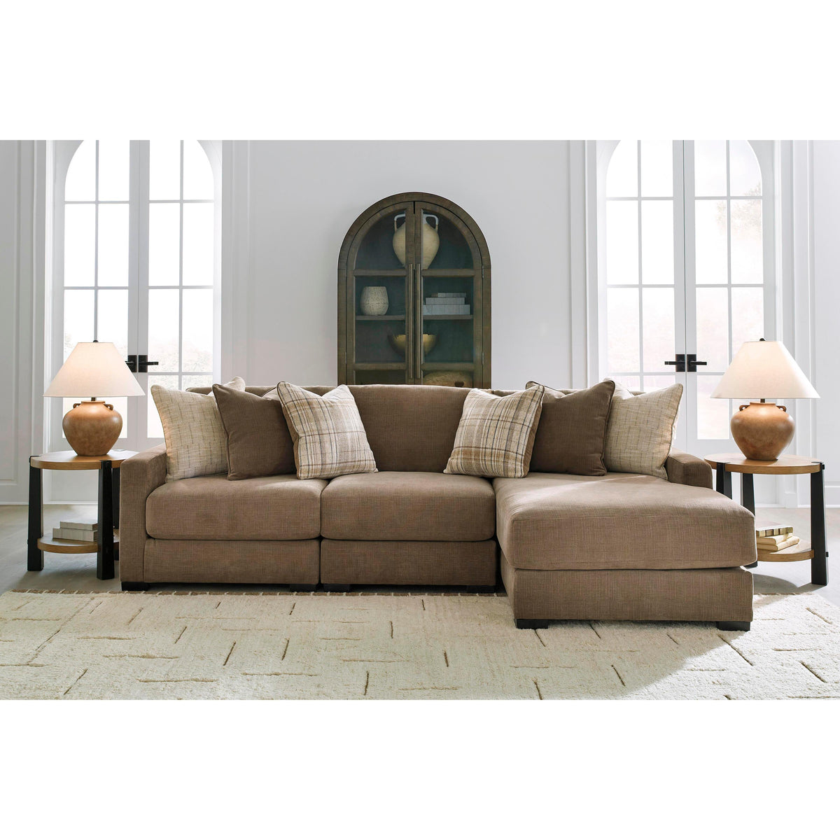 Benchcraft Camellia-Court 3 pc Sectional 6820764/6820746/6820717 IMAGE 1
