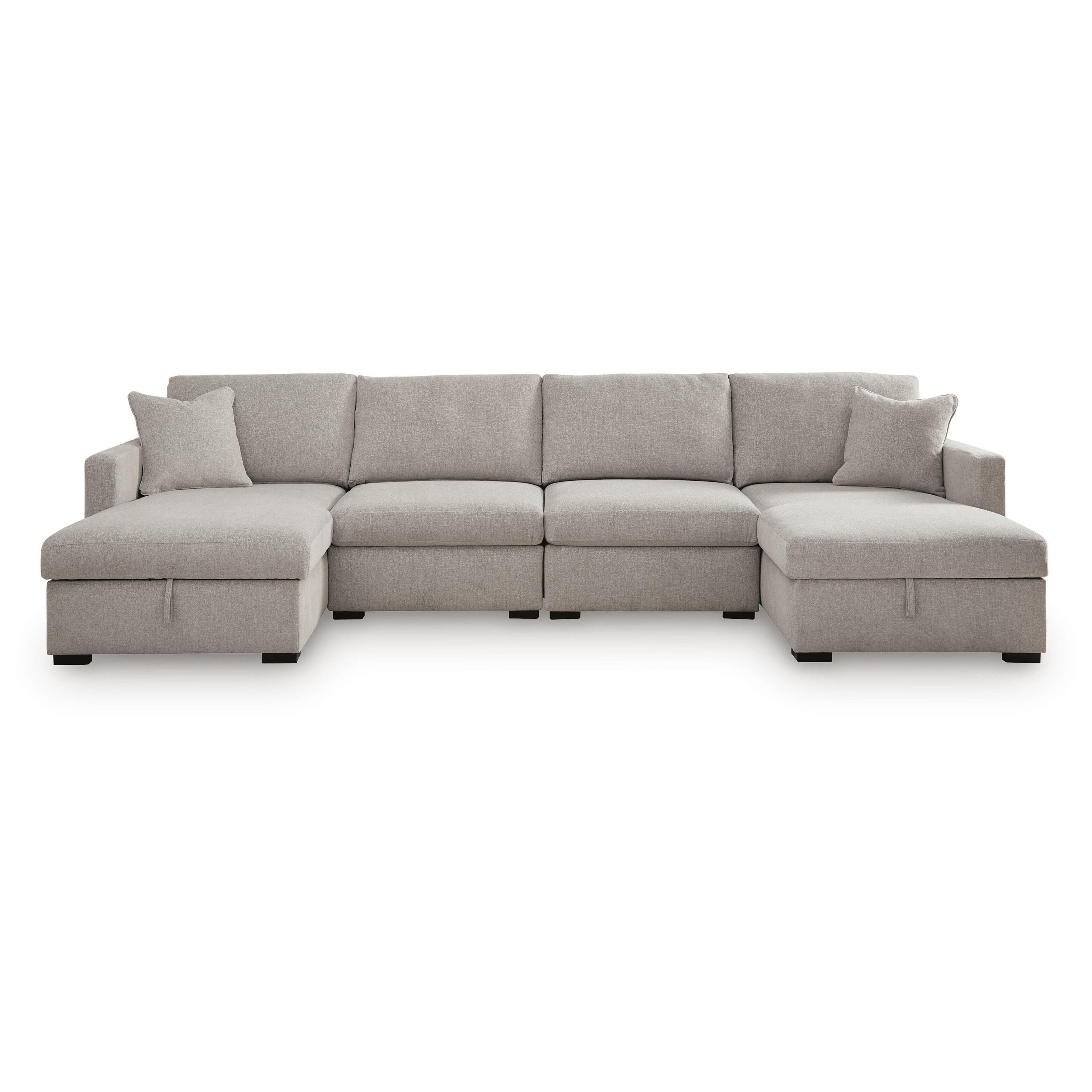 Benchcraft ModMax Luxe Fabric 4 pc Sectional 6860516S/6860517S/6860546/6860546 IMAGE 1