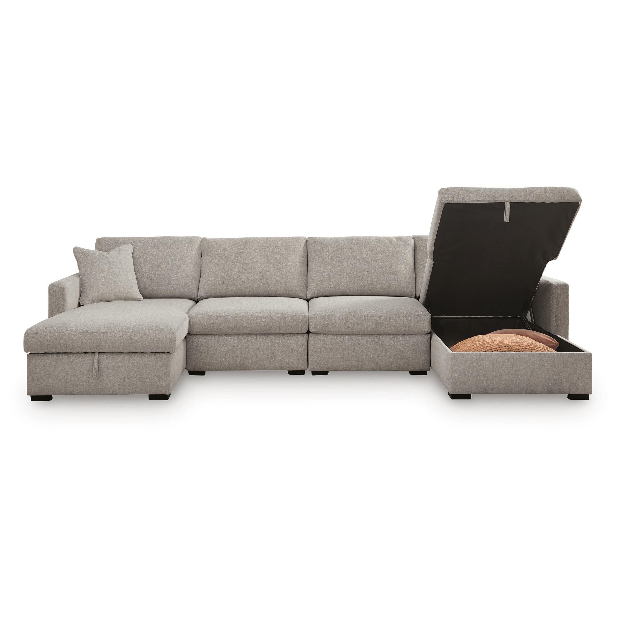 Benchcraft ModMax Luxe Fabric 4 pc Sectional 6860516S/6860517S/6860546/6860546 IMAGE 2