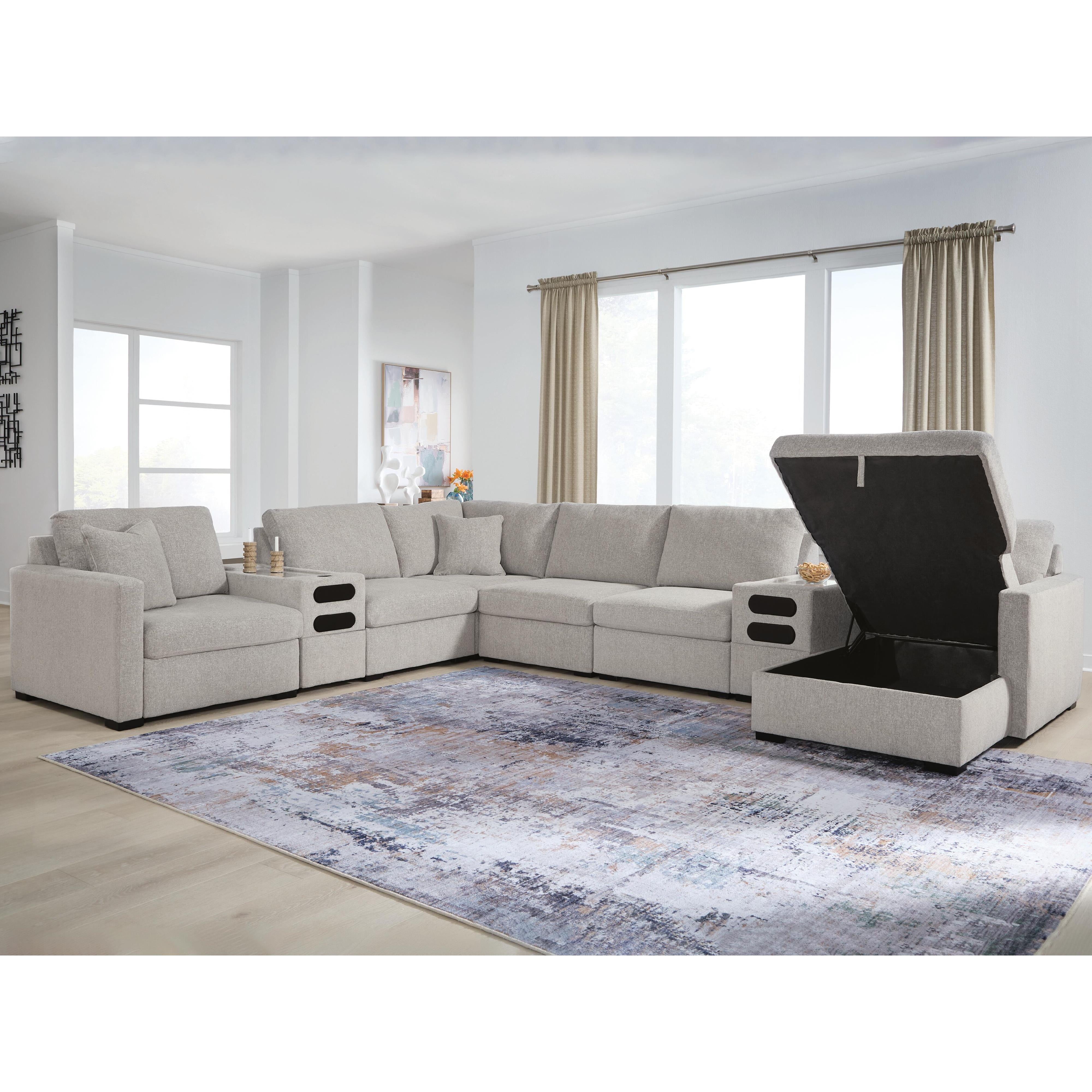 Benchcraft ModMax Luxe Fabric 8 pc Sectional 6860517S/6860527/6860527/6860546/6860546/6860546/6860564/6860577 IMAGE 2